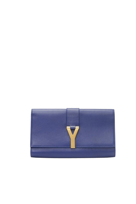 Saint Laurent Royal Blue Y Chyc Clutch