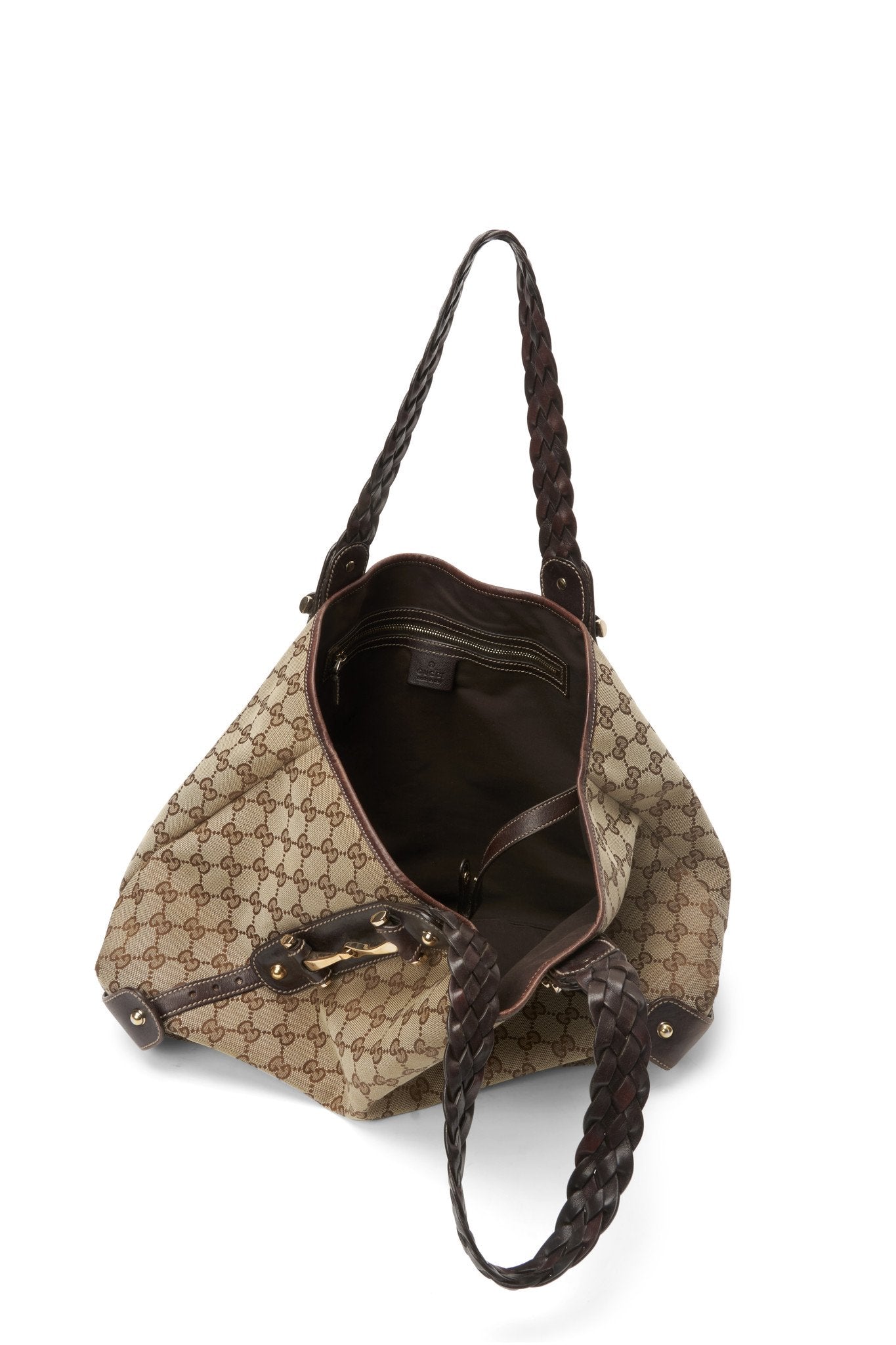 Gucci Brown Original GG Canvas Pelham Shoulder Bag