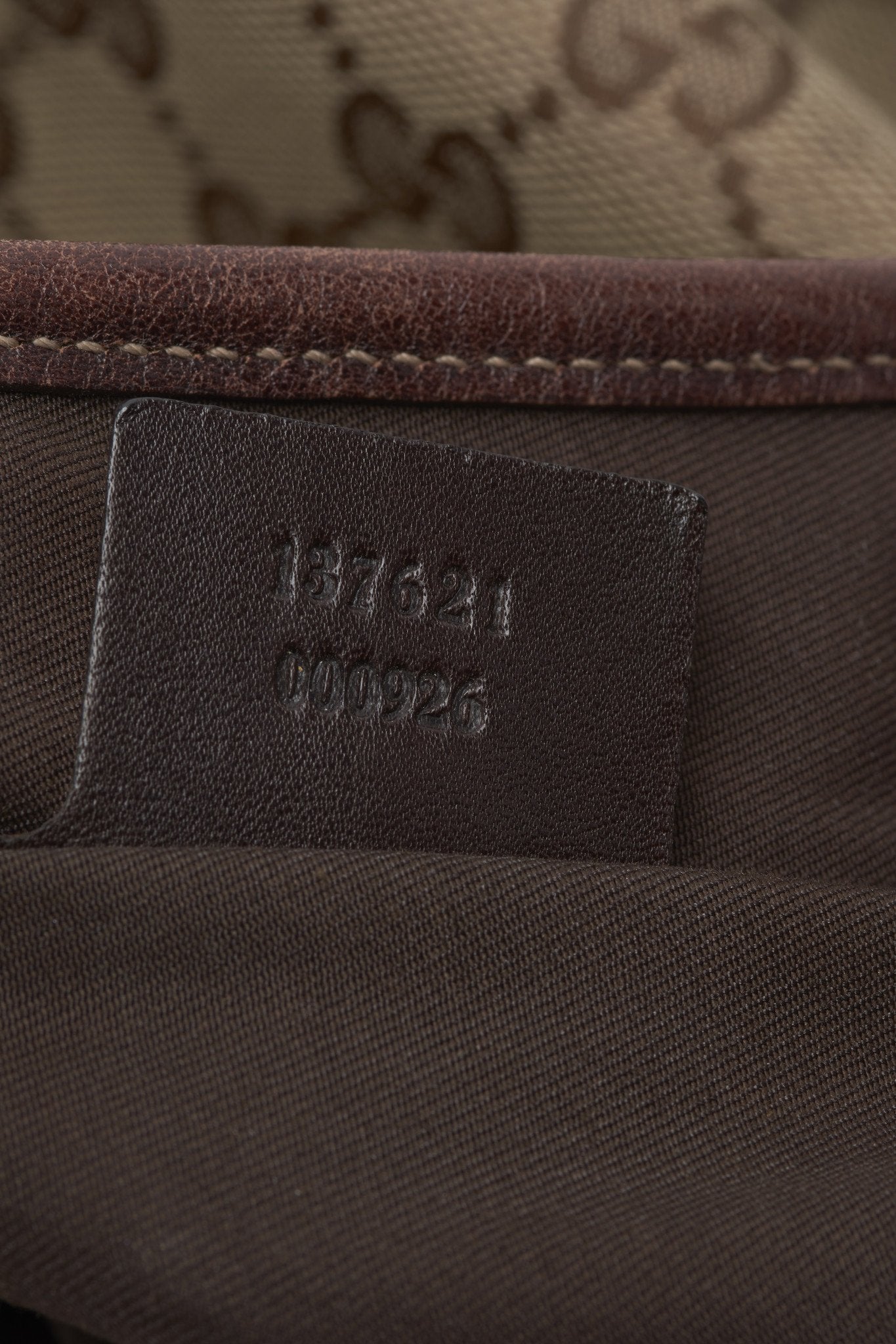 Gucci Brown Original GG Canvas Pelham Shoulder Bag