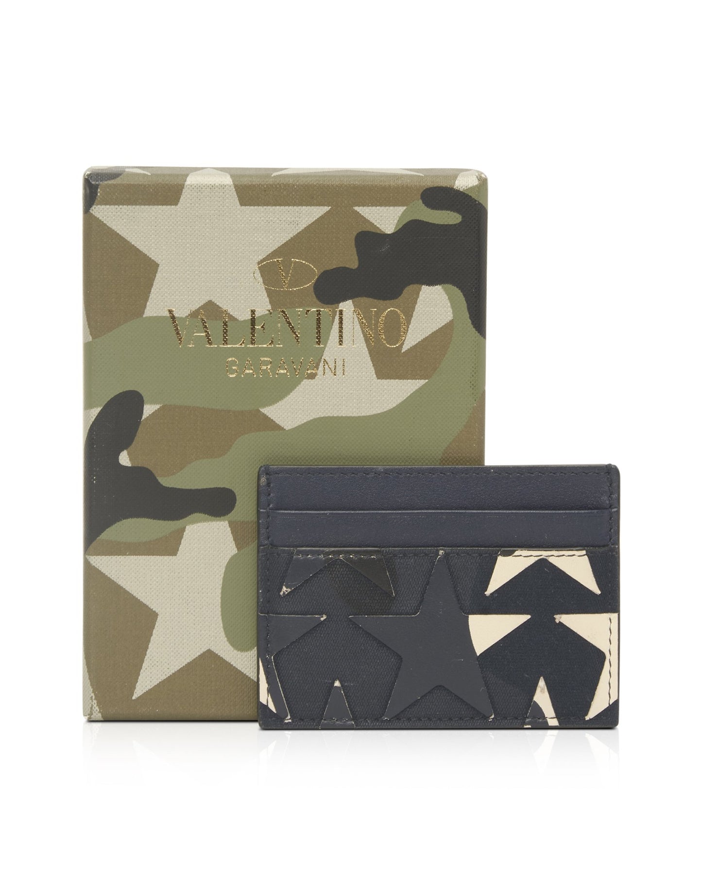 Valentino Camo Card Holder