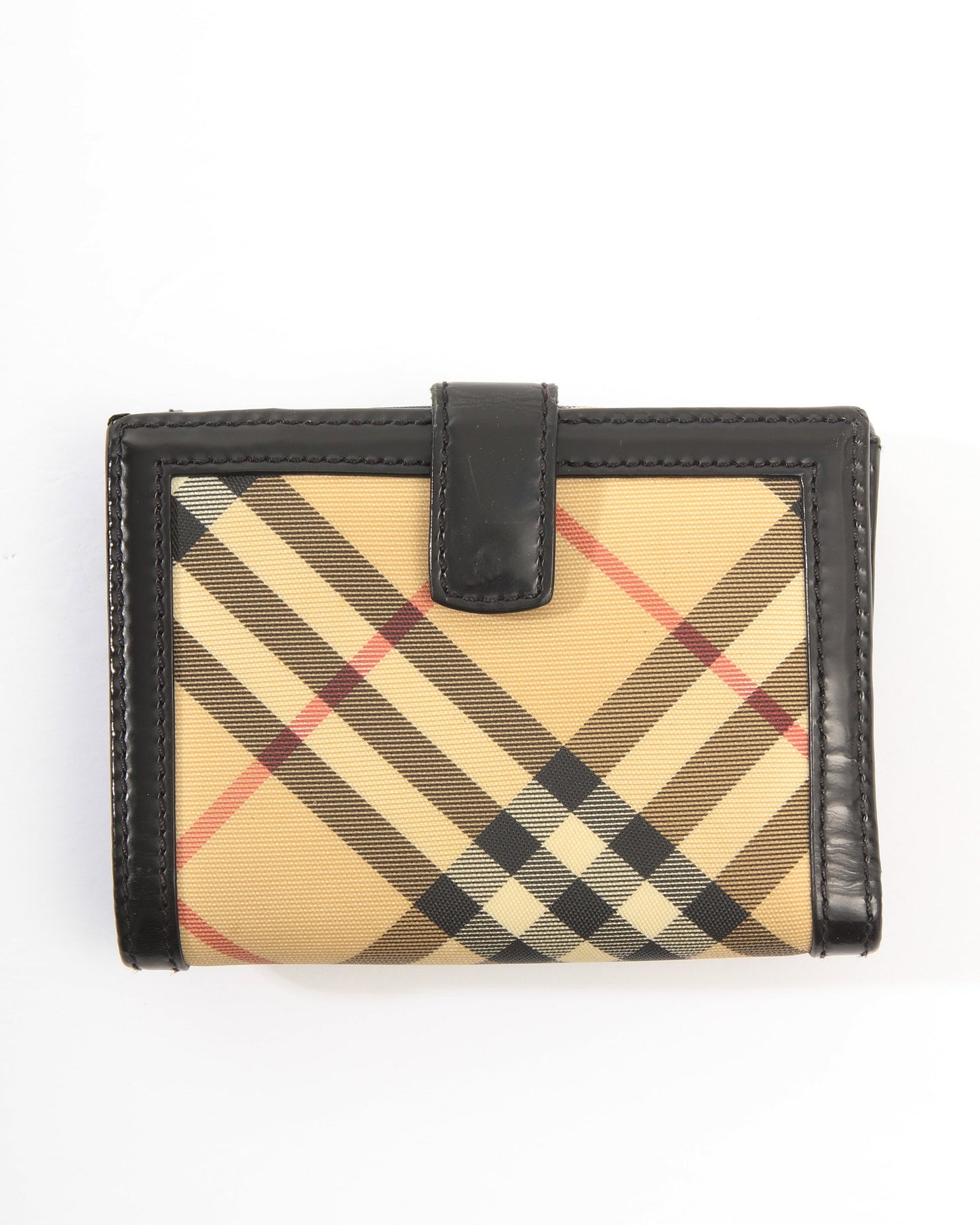 Burberry Nova Check Small Key Ring Wallet