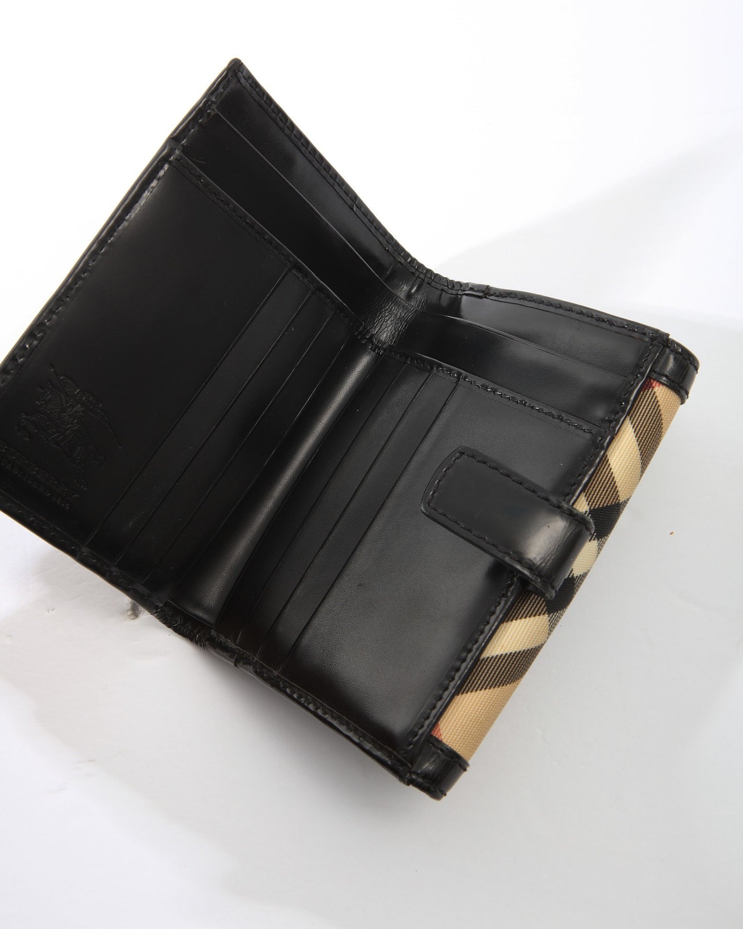 Burberry Nova Check Small Key Ring Wallet