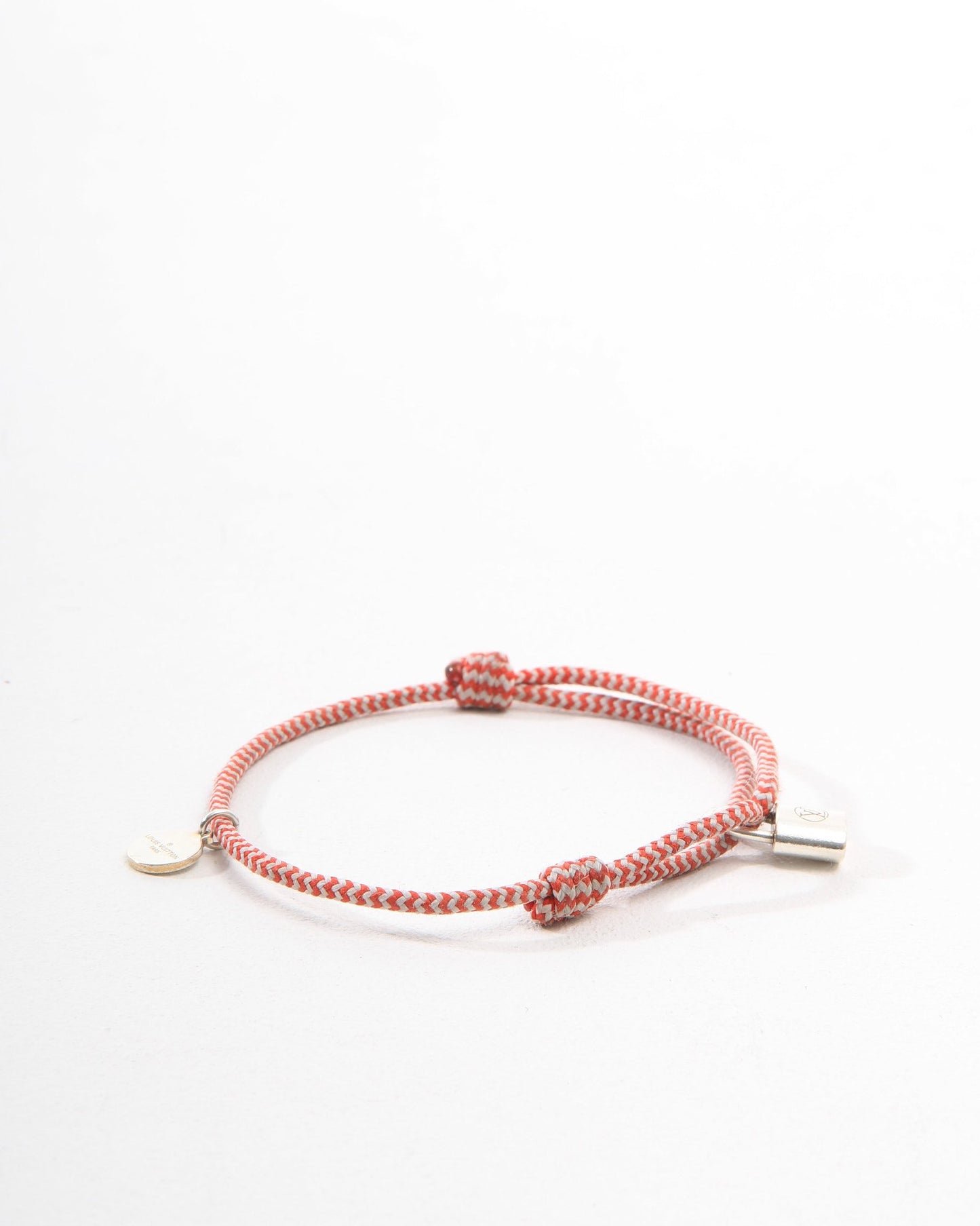 Louis Vuitton Sterling Silver Lockit Cord By Sophie Turner Bracelet