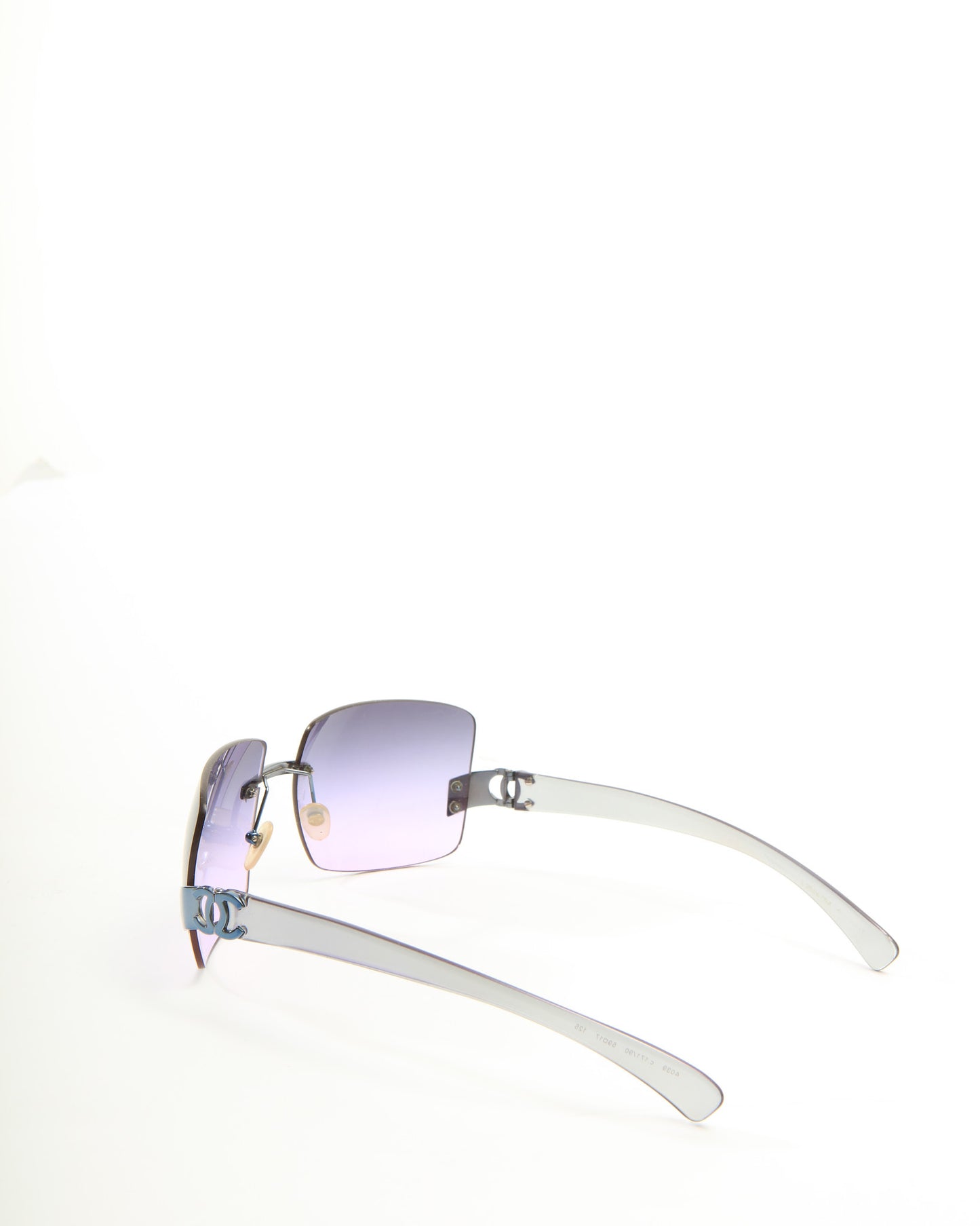 Chanel Purple Rimless 4039 Sunglasses