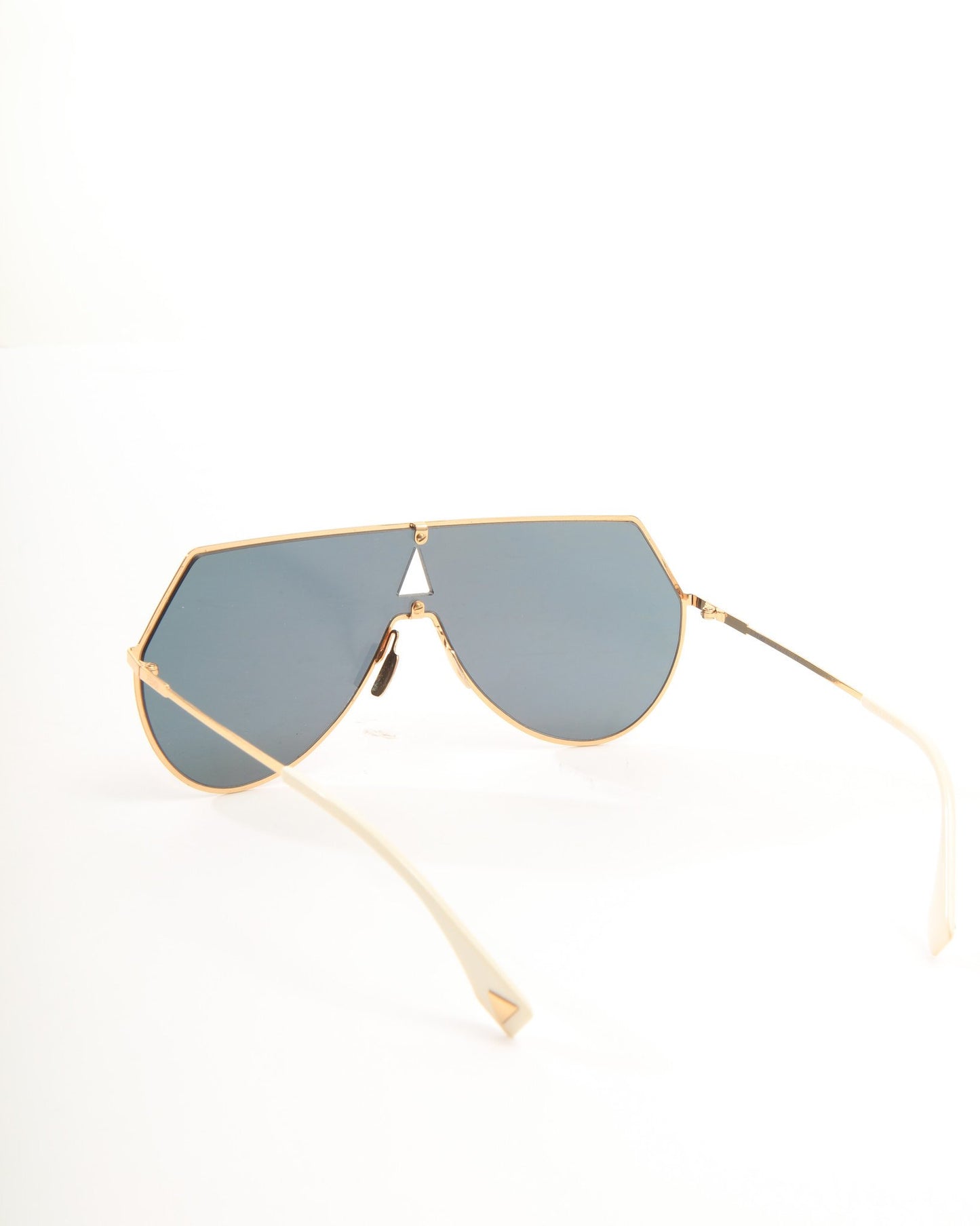 Fendi Gold Lense 99mm Eyeline FF0193 Aviator Sunglasses