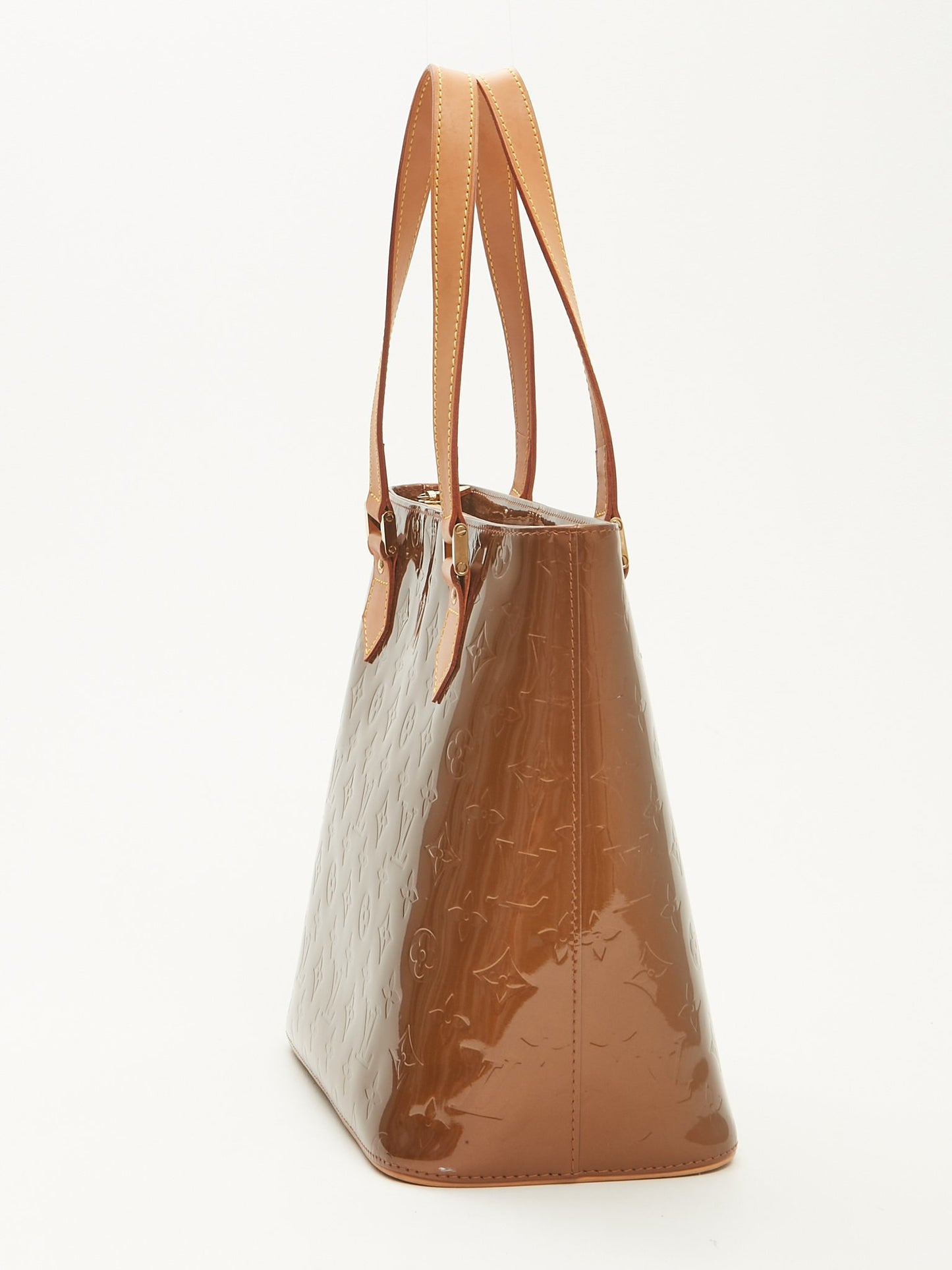 Louis Vuitton Brown Vernis Houston Tote Bag