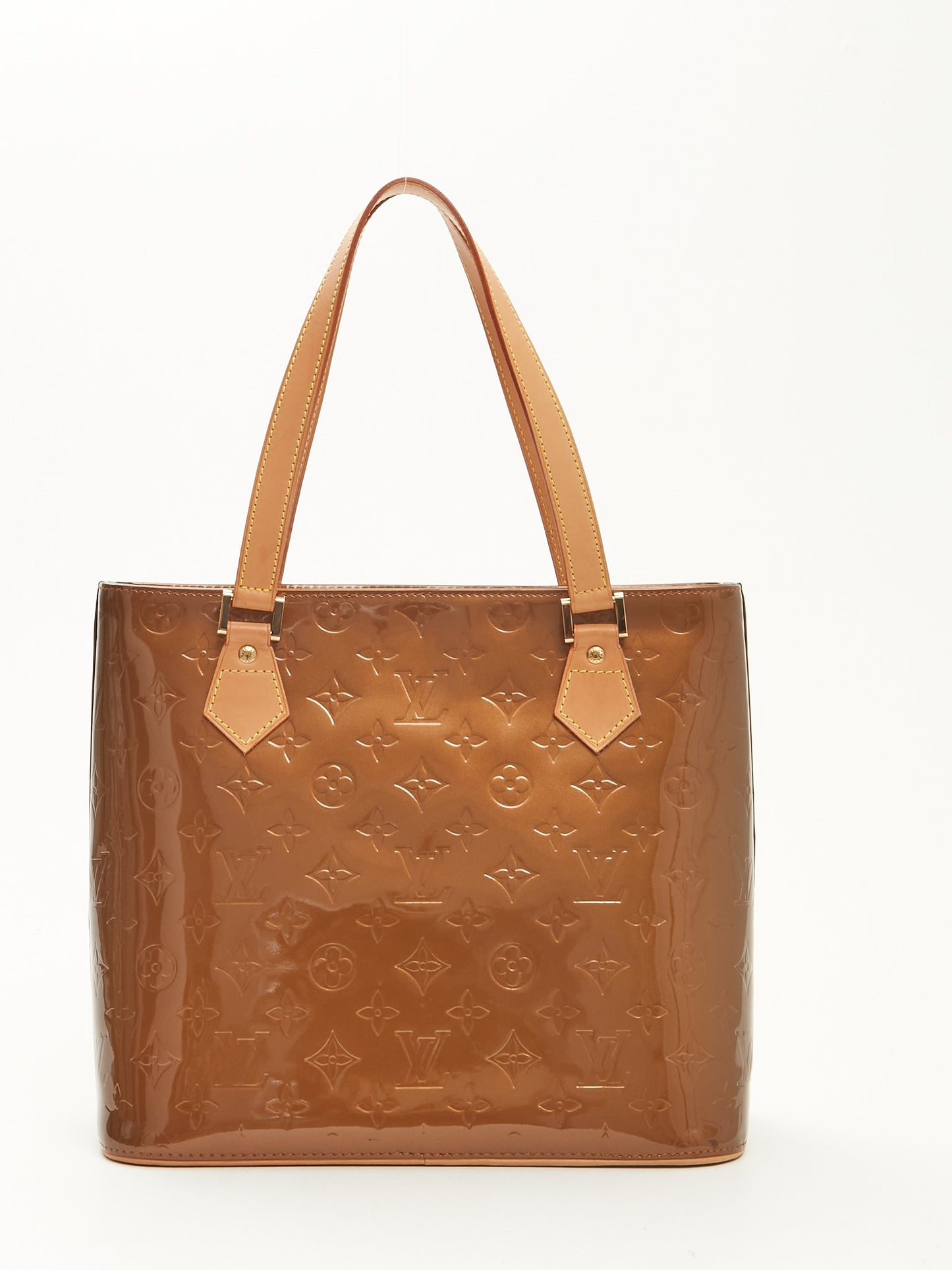 Louis Vuitton Brown Vernis Houston Tote Bag