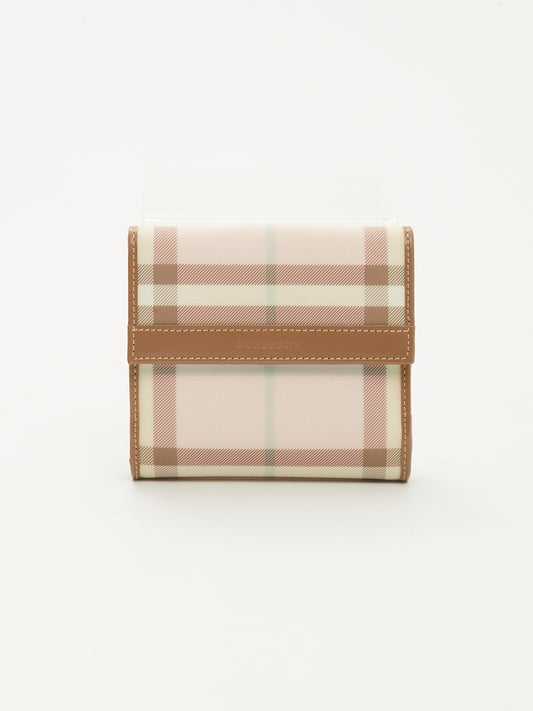 Burberry Pink Nova Check Wallet