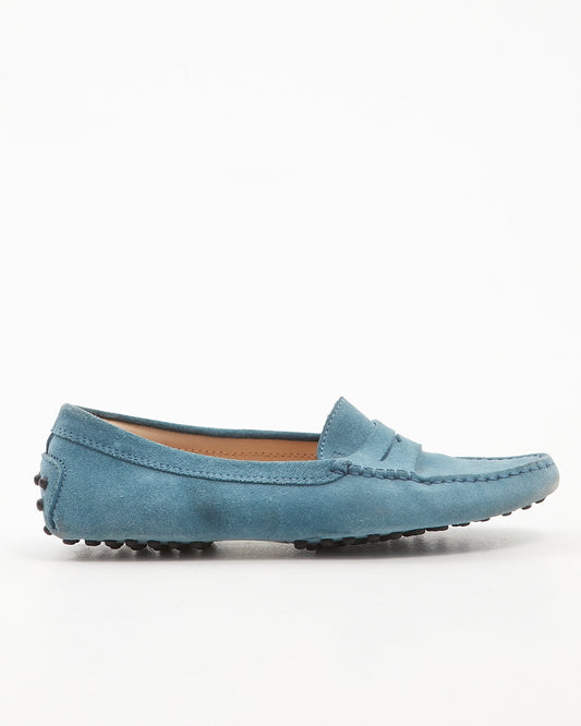 Tod
s Blue City Gommini Suede Driving Shoes - 35