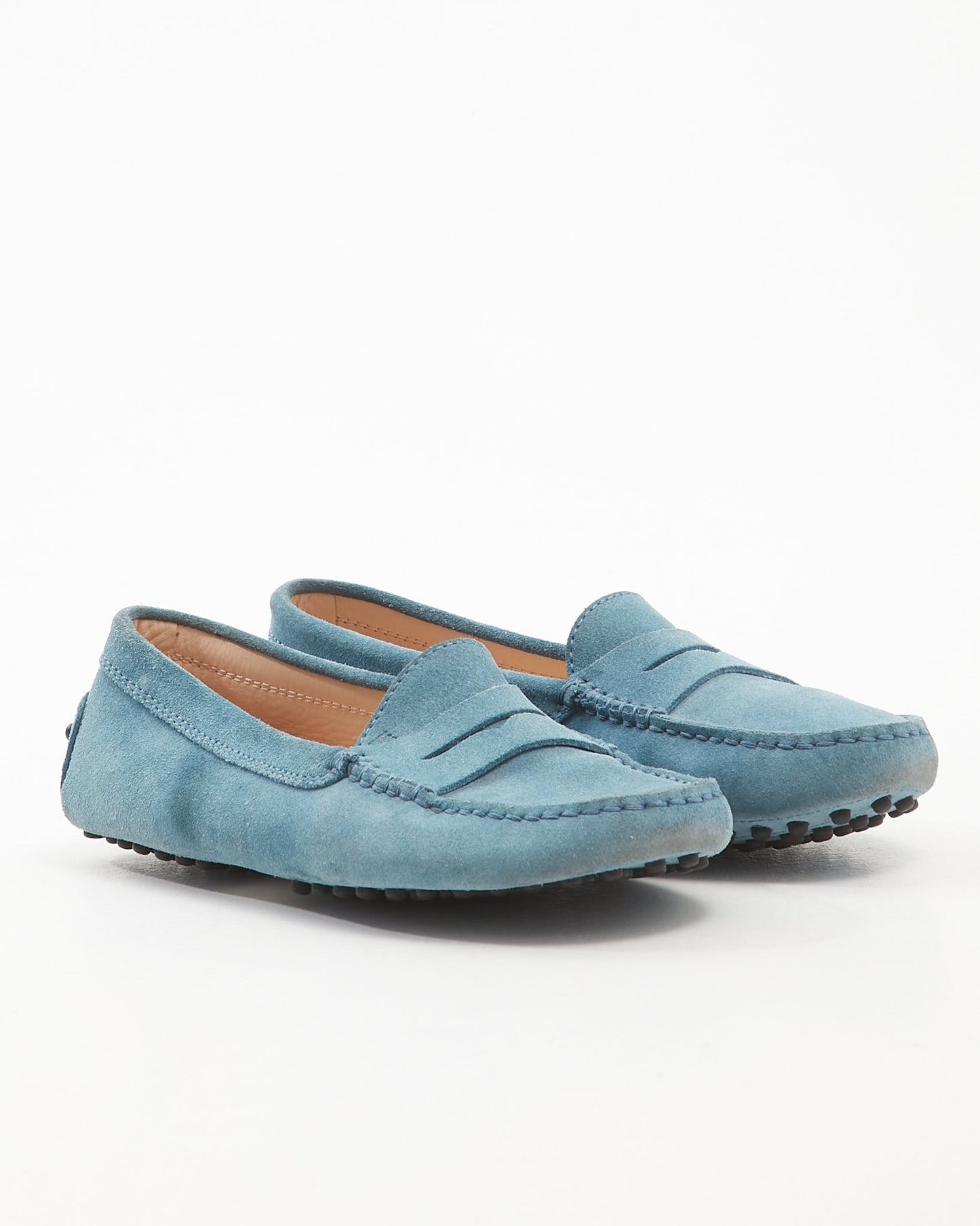 Tod
s Blue City Gommini Suede Driving Shoes - 35