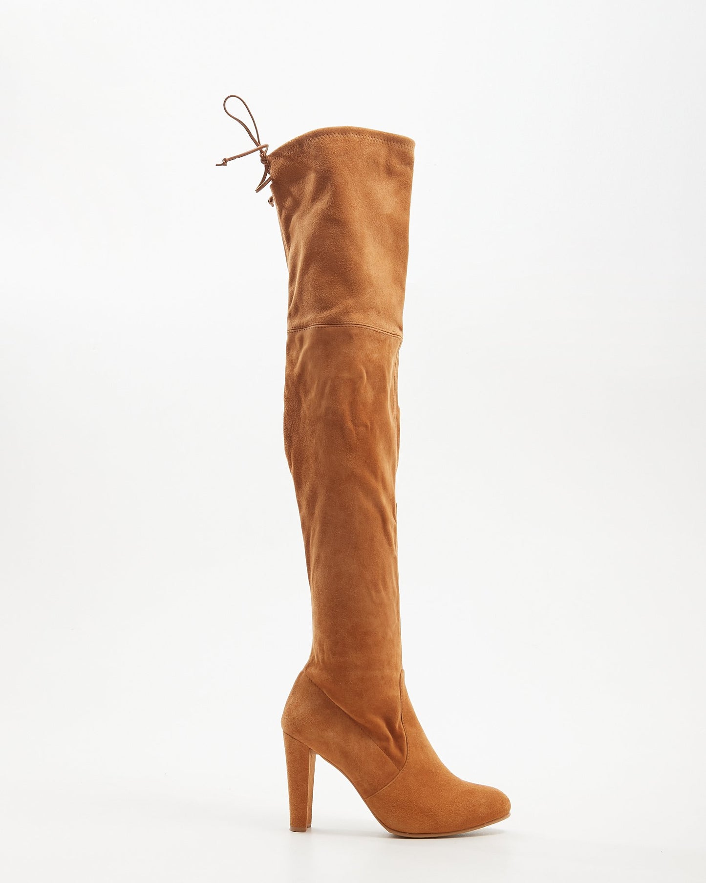 Stuart Weitzman Tan Suede Highland Over-the-Knee Boots - 37.5