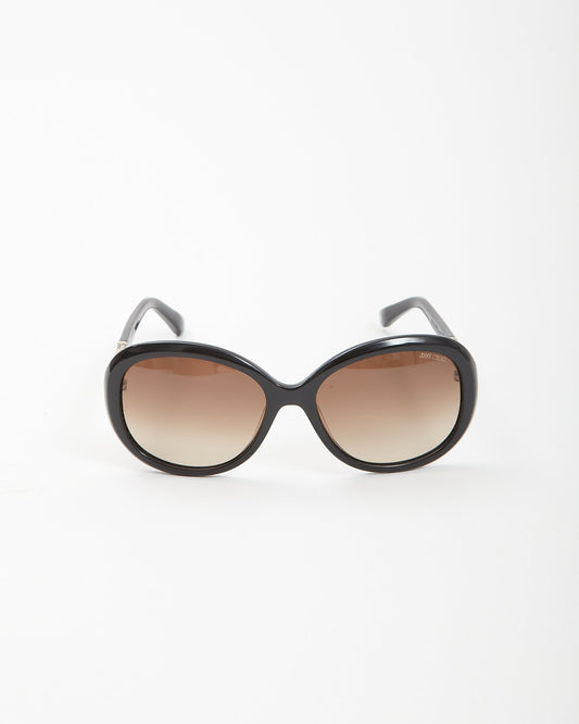 Jimmy Choo Black Monique Round Sunglasses