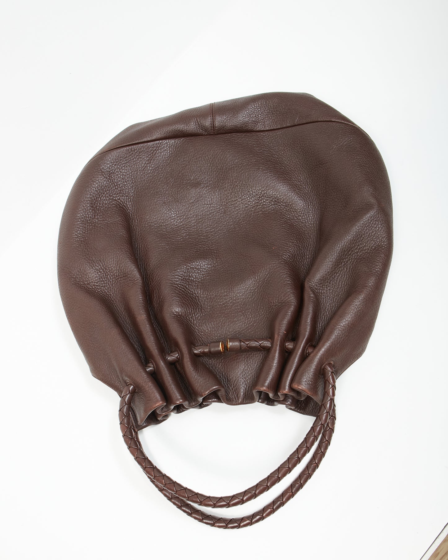 Bottega Veneta Brown Leather Hobo Bag