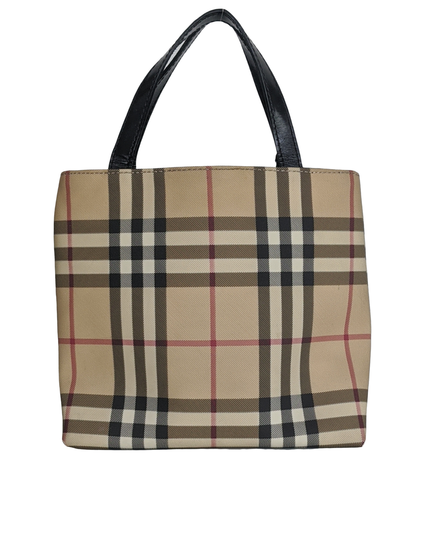 Burberry Beige Nova Check Mini Tote