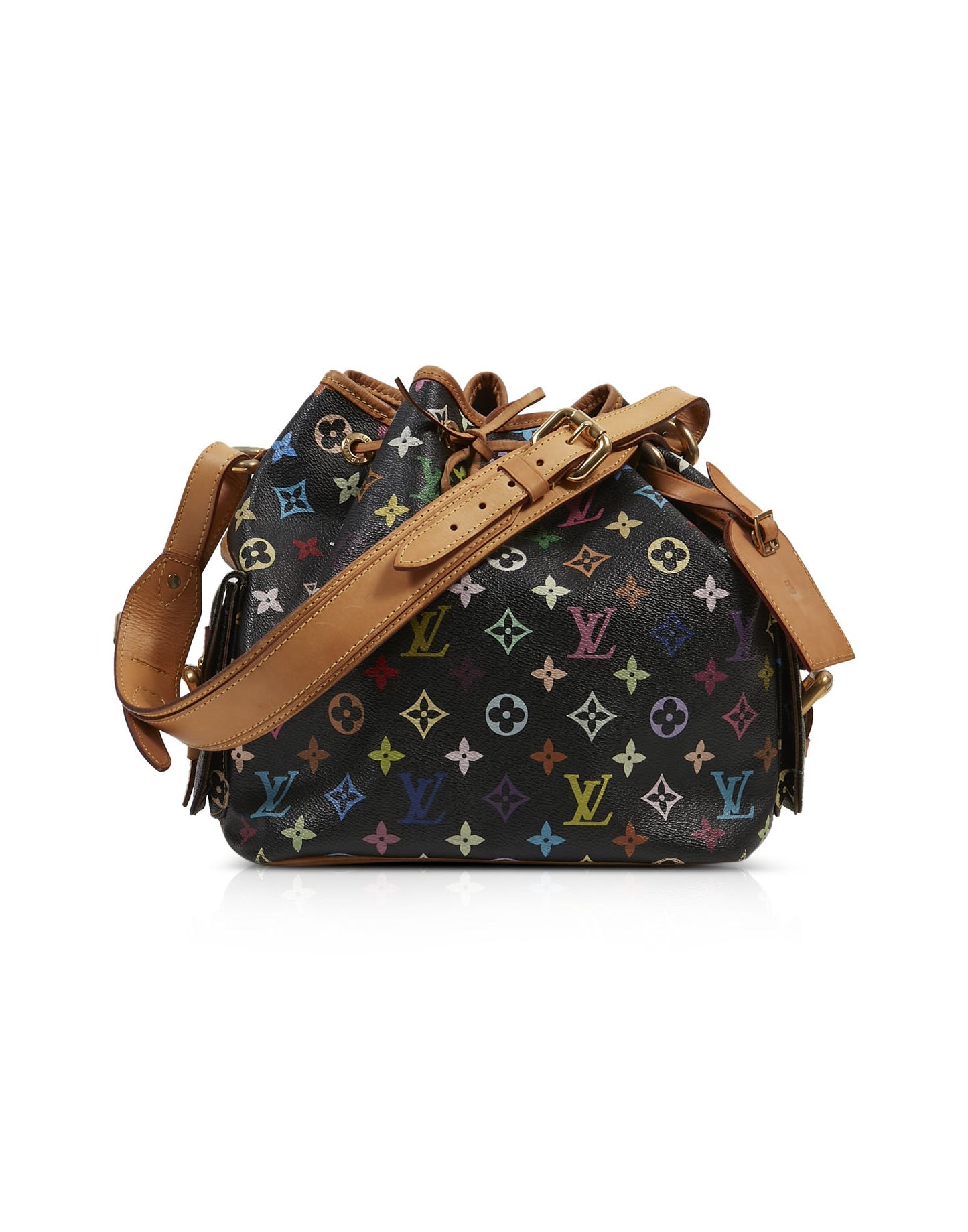 Louis Vuitton Black Multi Petit Noe Shoulder Bag