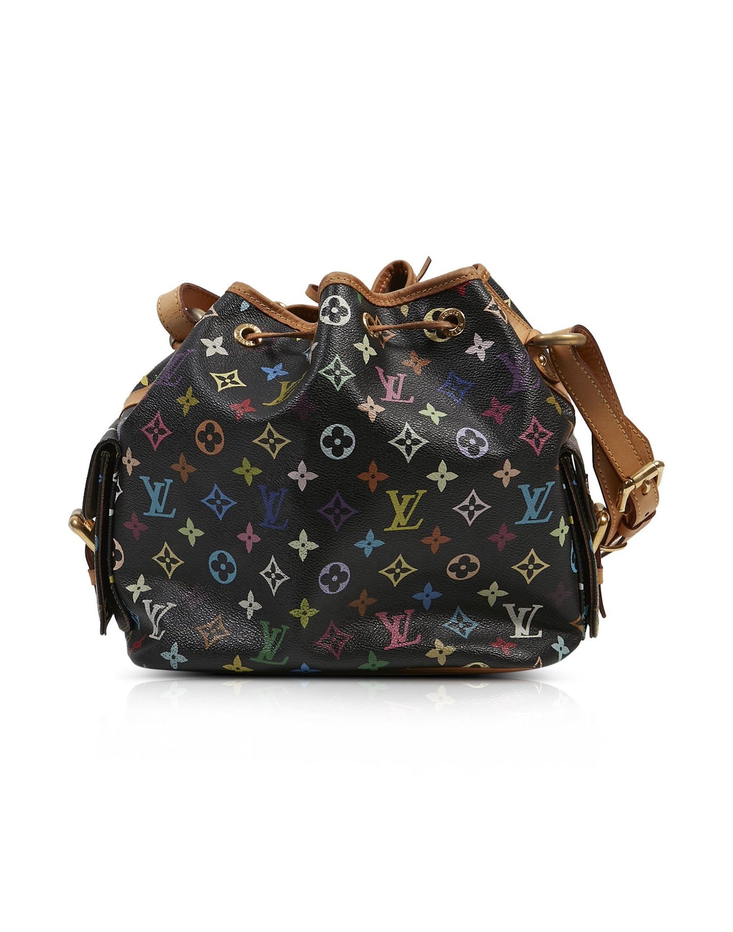 Louis Vuitton Black Multi Petit Noe Shoulder Bag