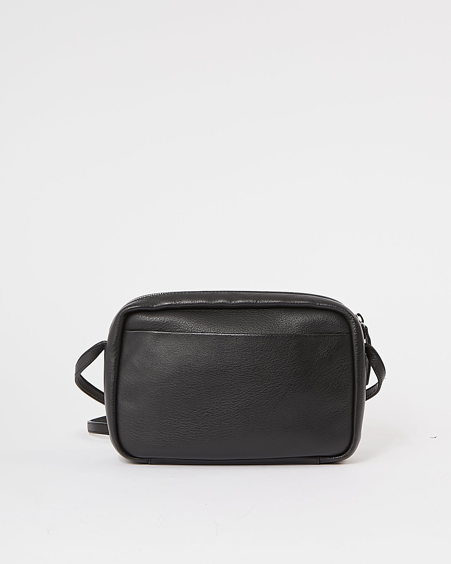 Balenciaga Black Leather Everyday Logo S Camera Bag