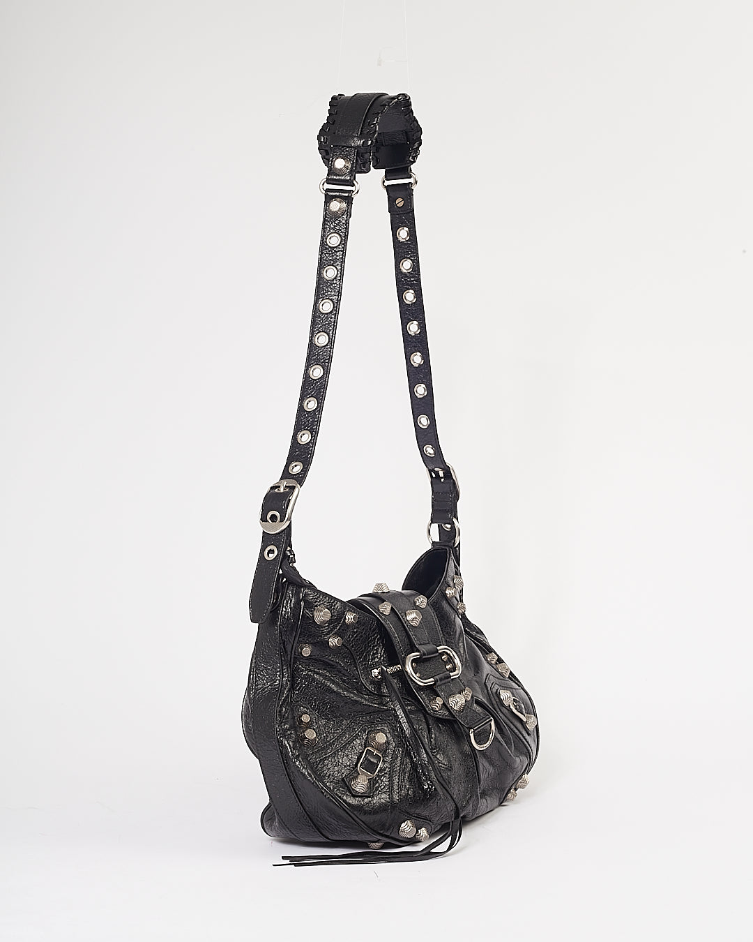 Balenciaga Black Medium Le Cagole Shoulder Bag