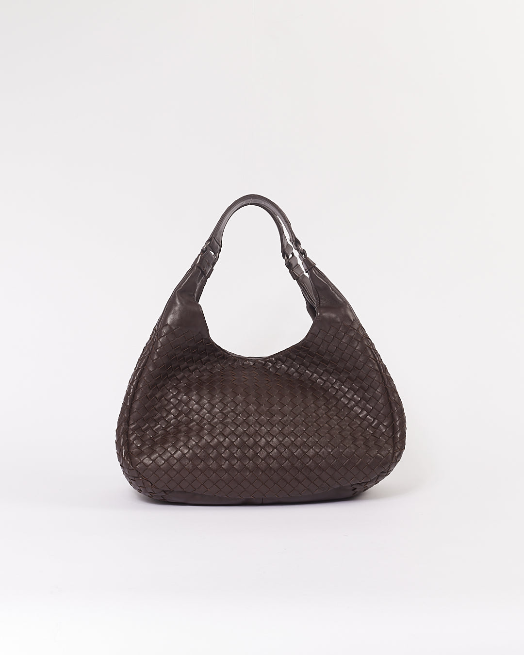 Bottega Veneta Brown Intrecciato Shoulder Bag