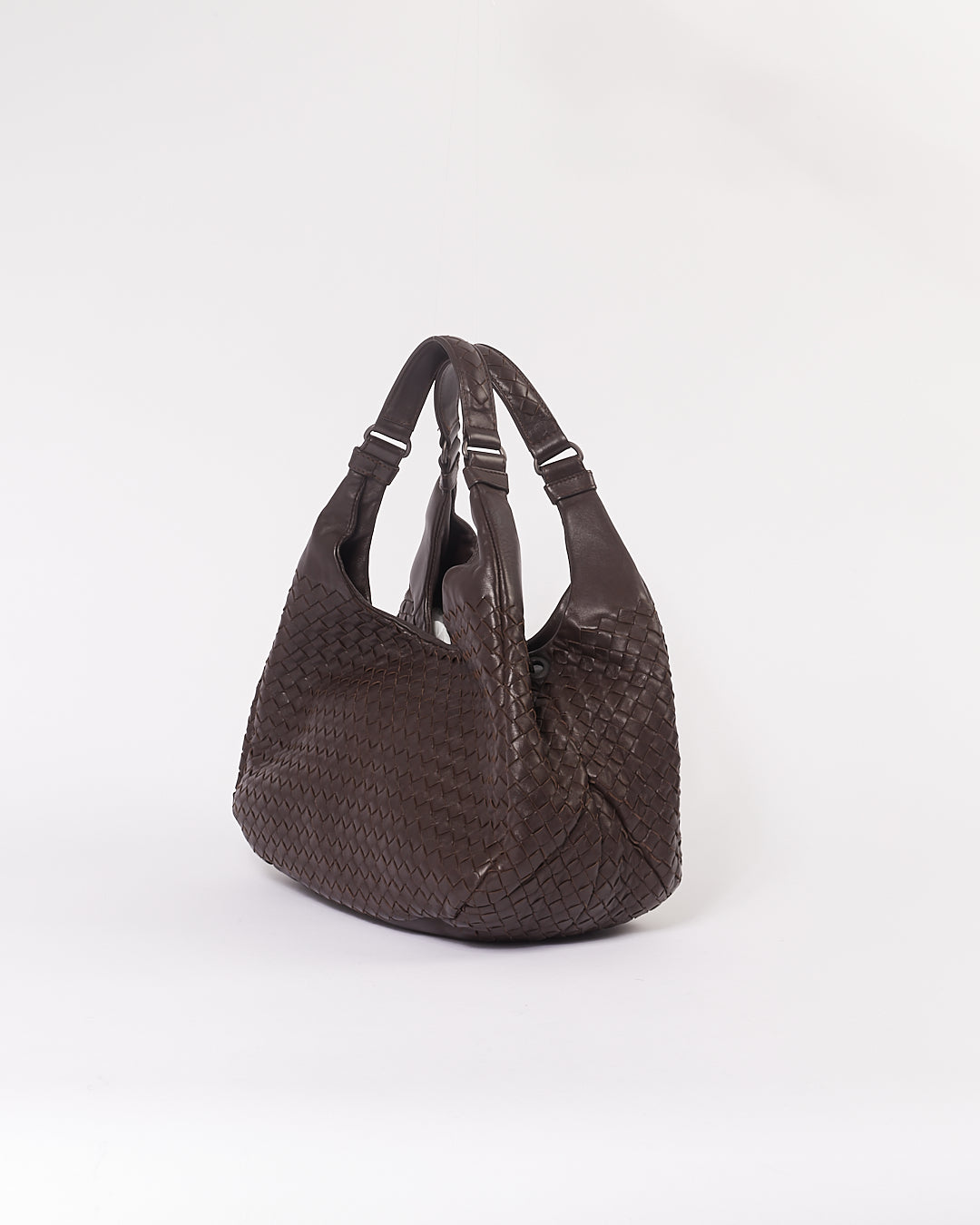 Bottega Veneta Brown Intrecciato Shoulder Bag