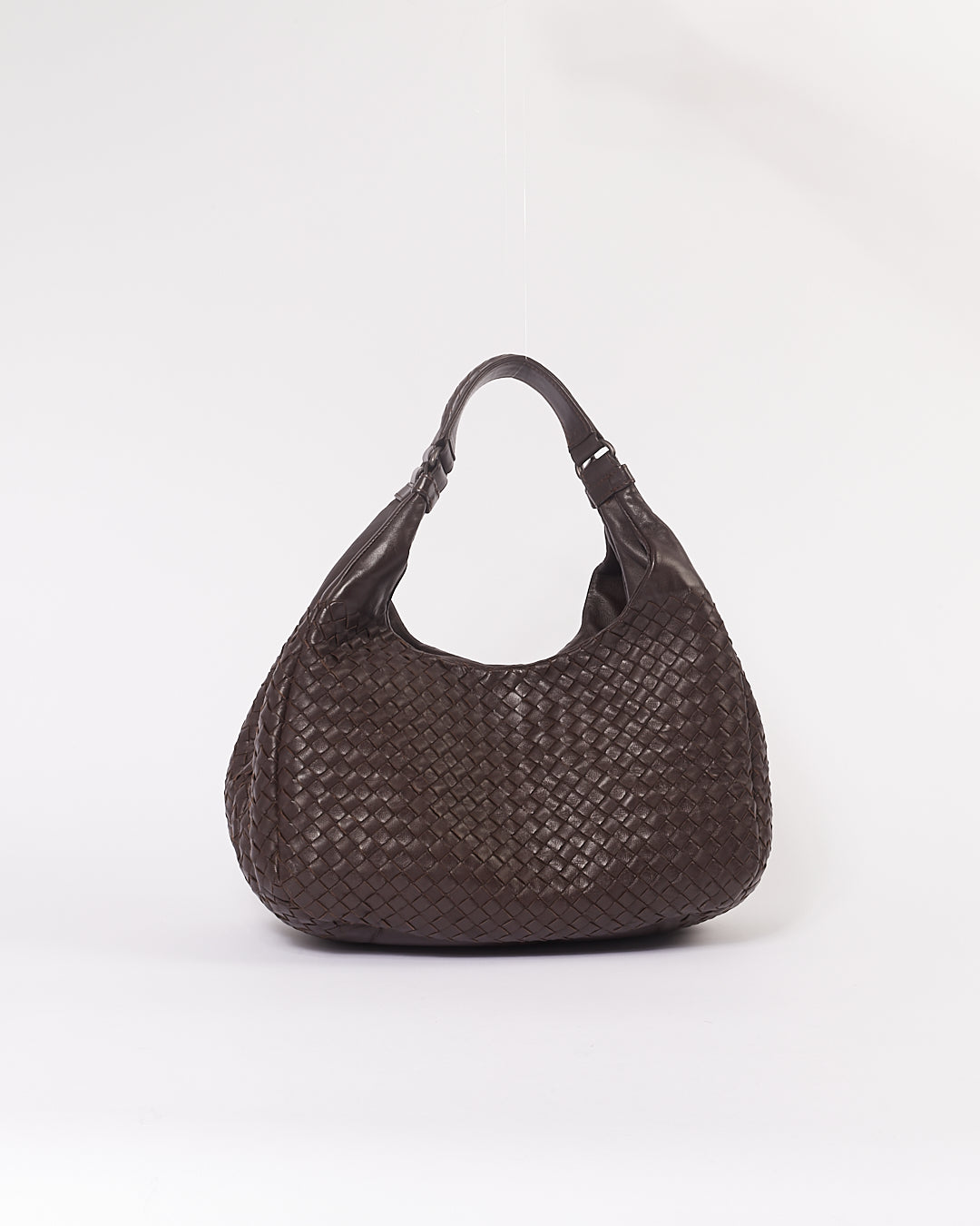 Bottega Veneta Brown Intrecciato Shoulder Bag