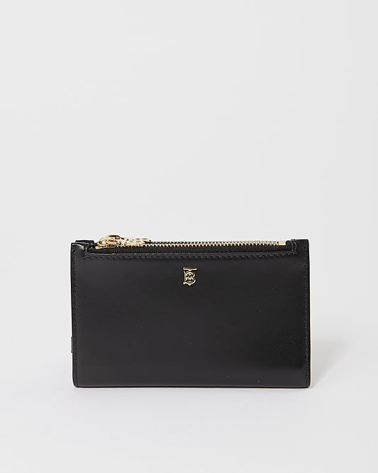 Burberry Black Leather Card Holder Chain