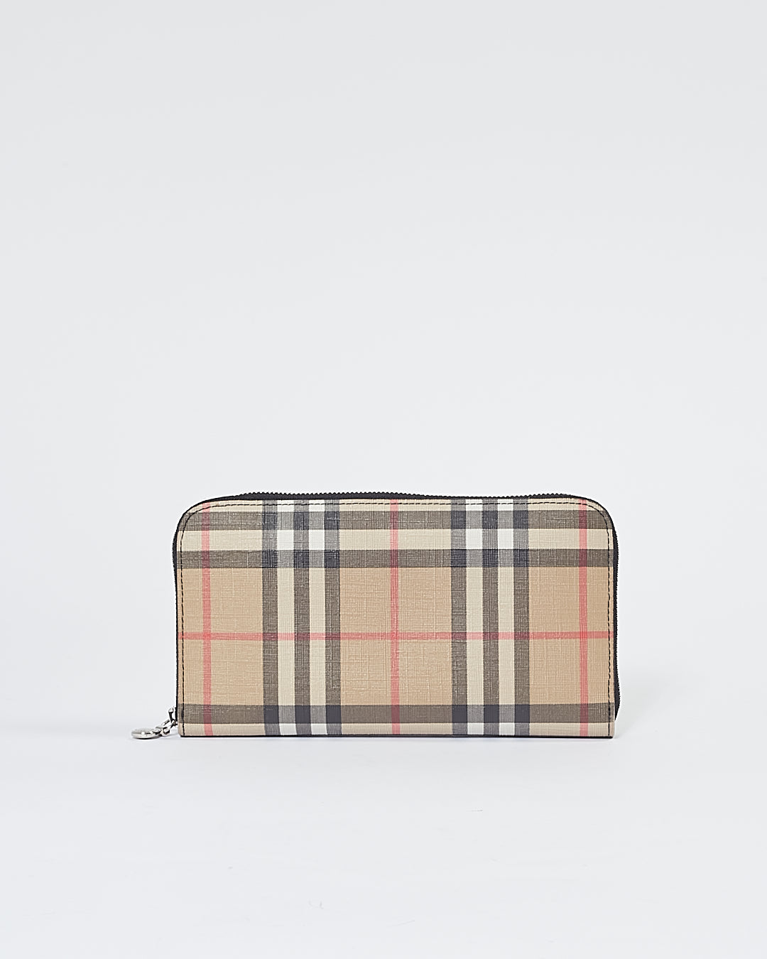 Burberry Nova Check Coated Canvas Zippy Wallet