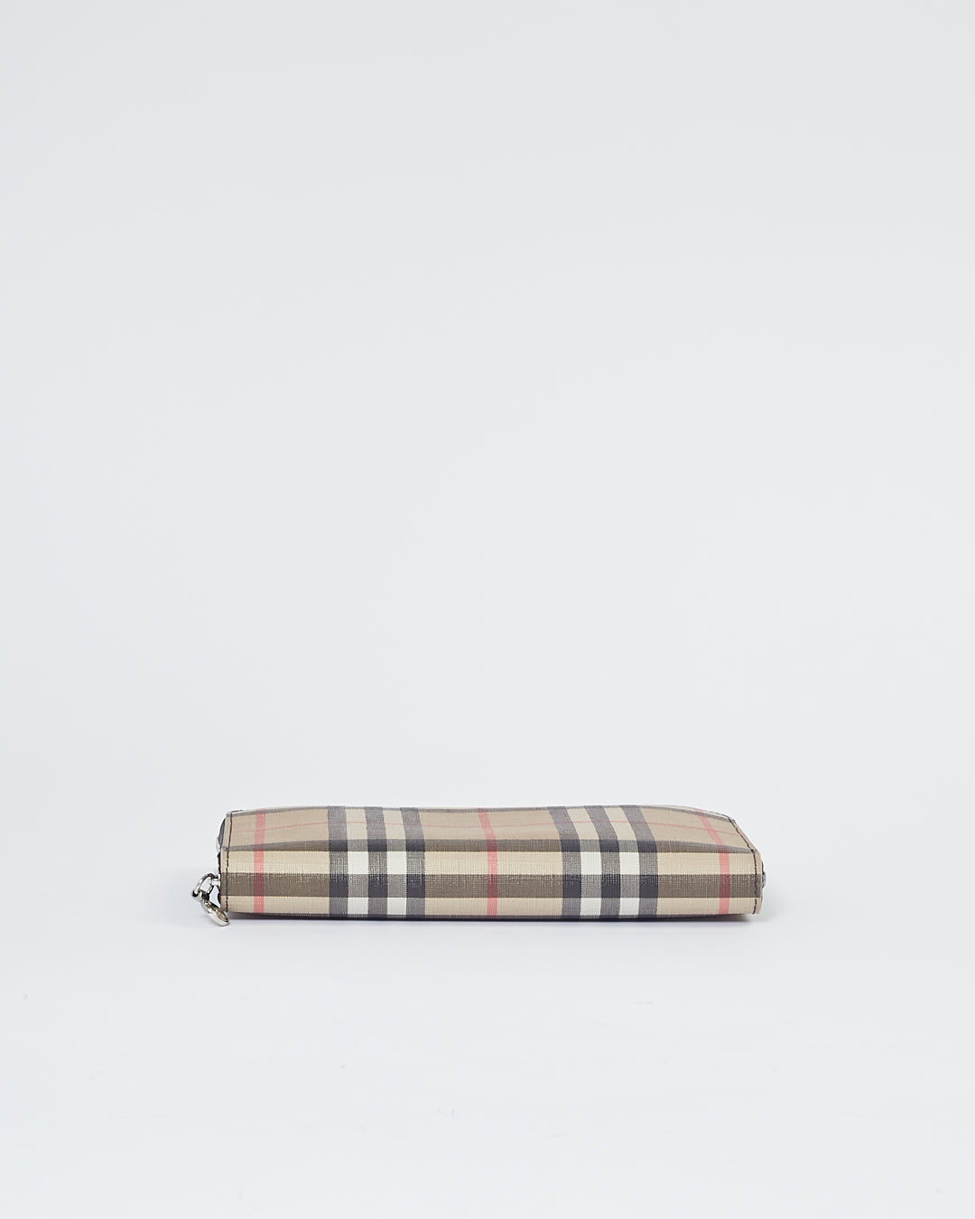 Burberry Nova Check Coated Canvas Zippy Wallet