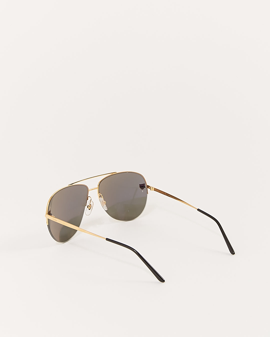 Cartier Gold Panthere Aviator Sunglasses