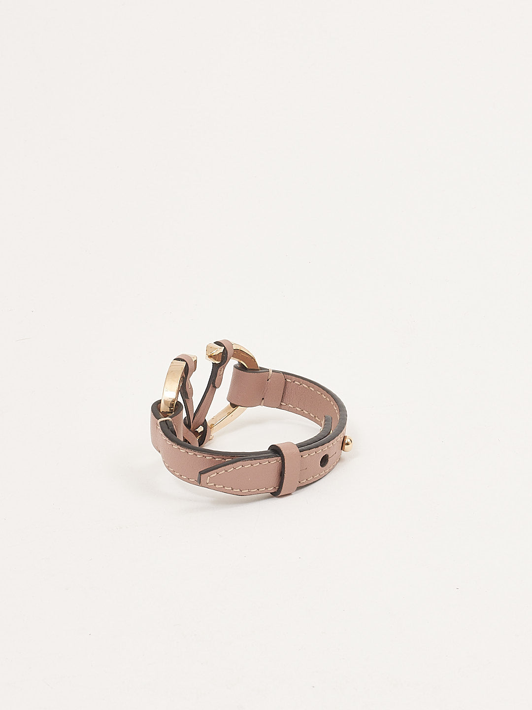 Valentino Blush Pink Logo Bracelet - M