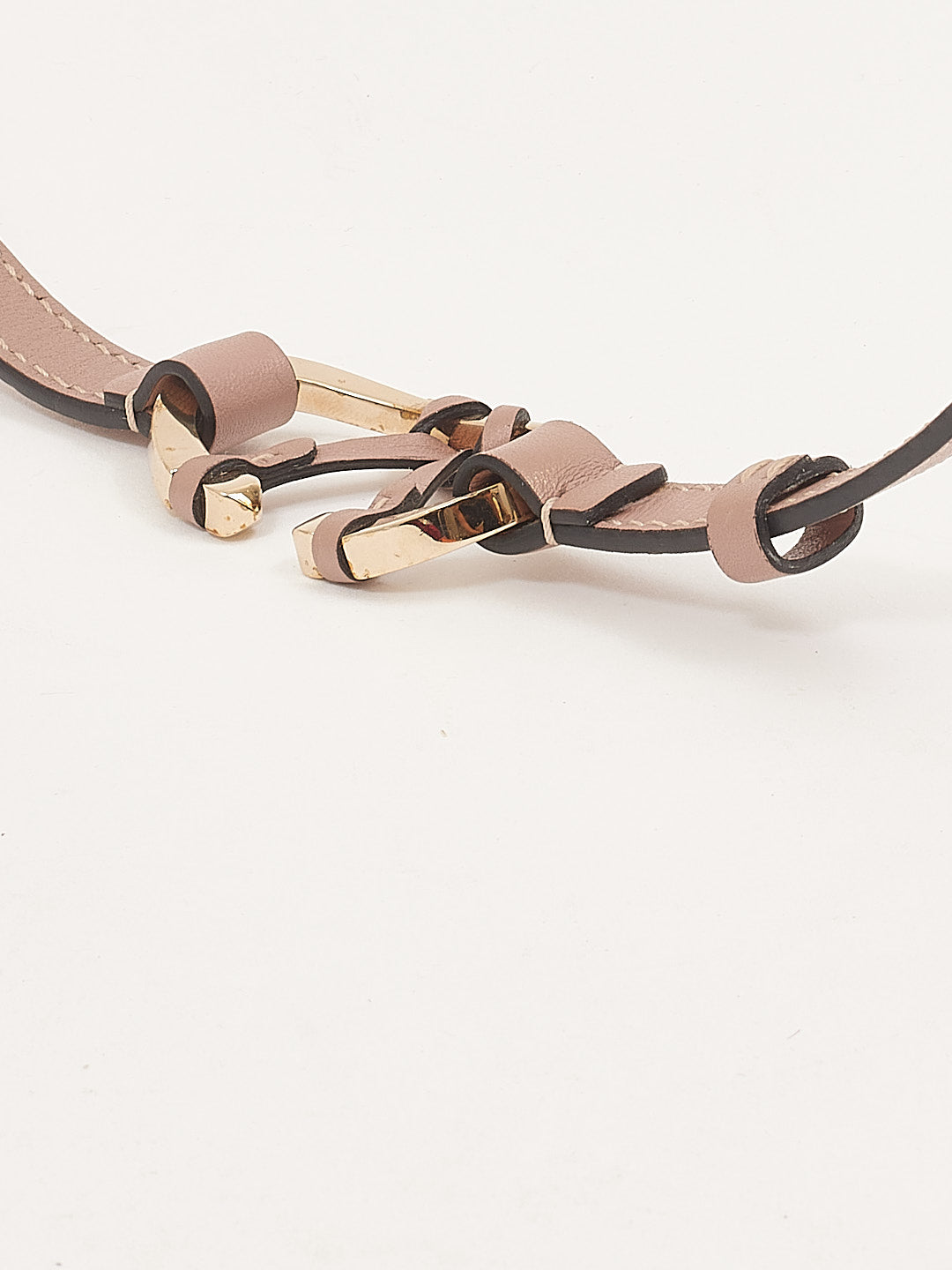 Valentino Blush Pink Logo Bracelet - M