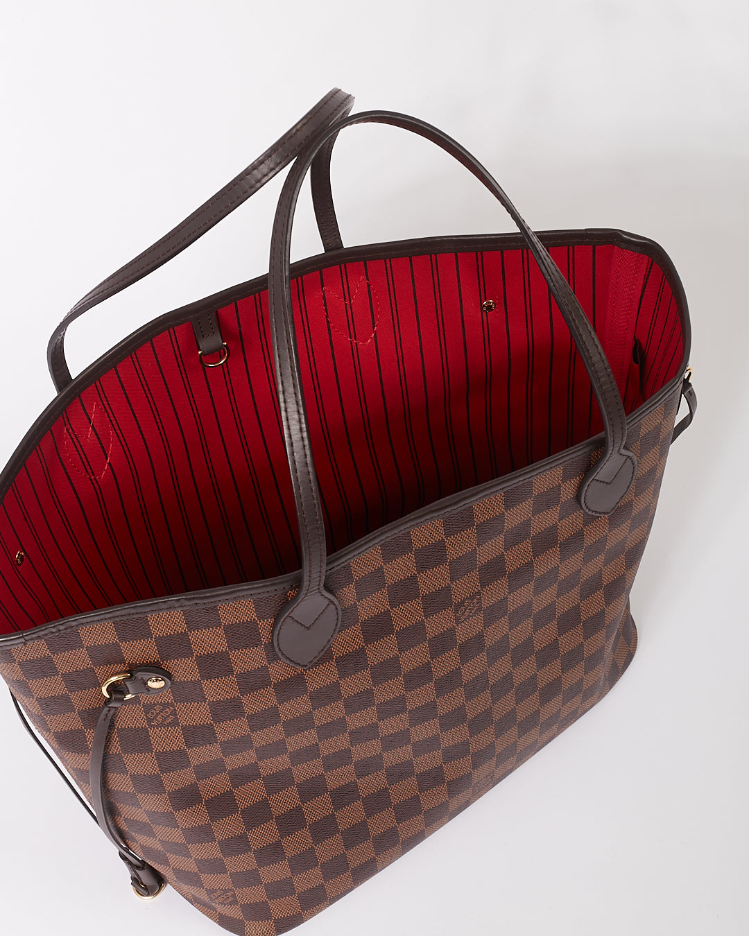 Louis Vuitton Damier Ebene Coated Canvas Neverfull MM Tote Bag