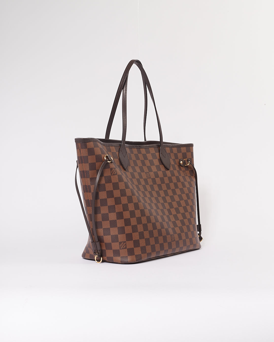 Louis Vuitton Damier Ebene Coated Canvas Neverfull MM Tote Bag