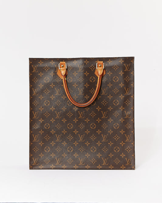 Louis Vuitton Monogram Canvas Sac Plat Tote Bag