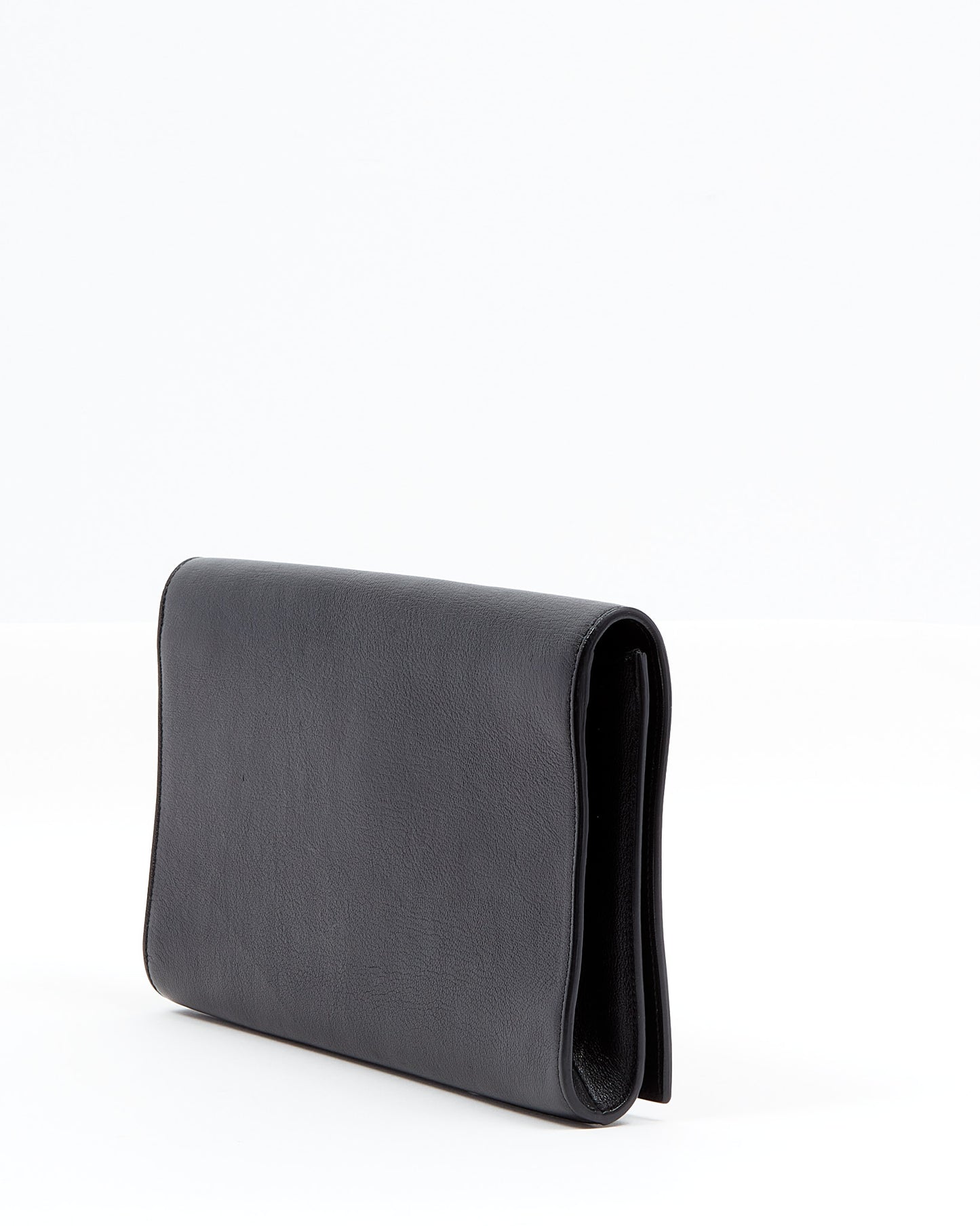 Saint Laurent Pochette YSL Belle de Jour en cuir noir