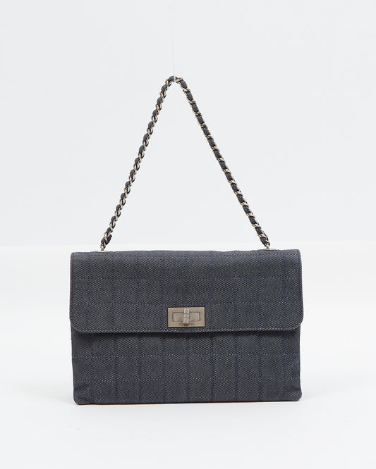 Chanel Denim Choco Bar Reissue Shoulder Bag