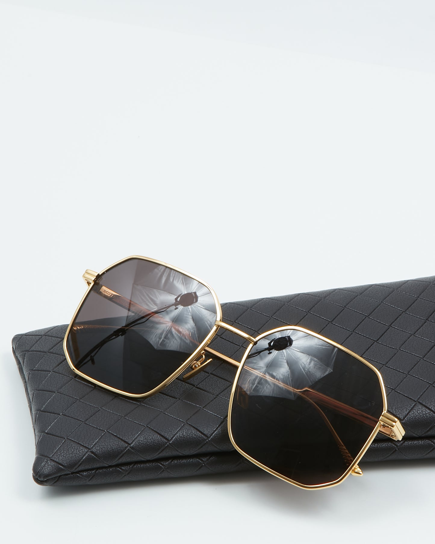 Bottega Veneta Gold Frame BV1108SA Sunglasses