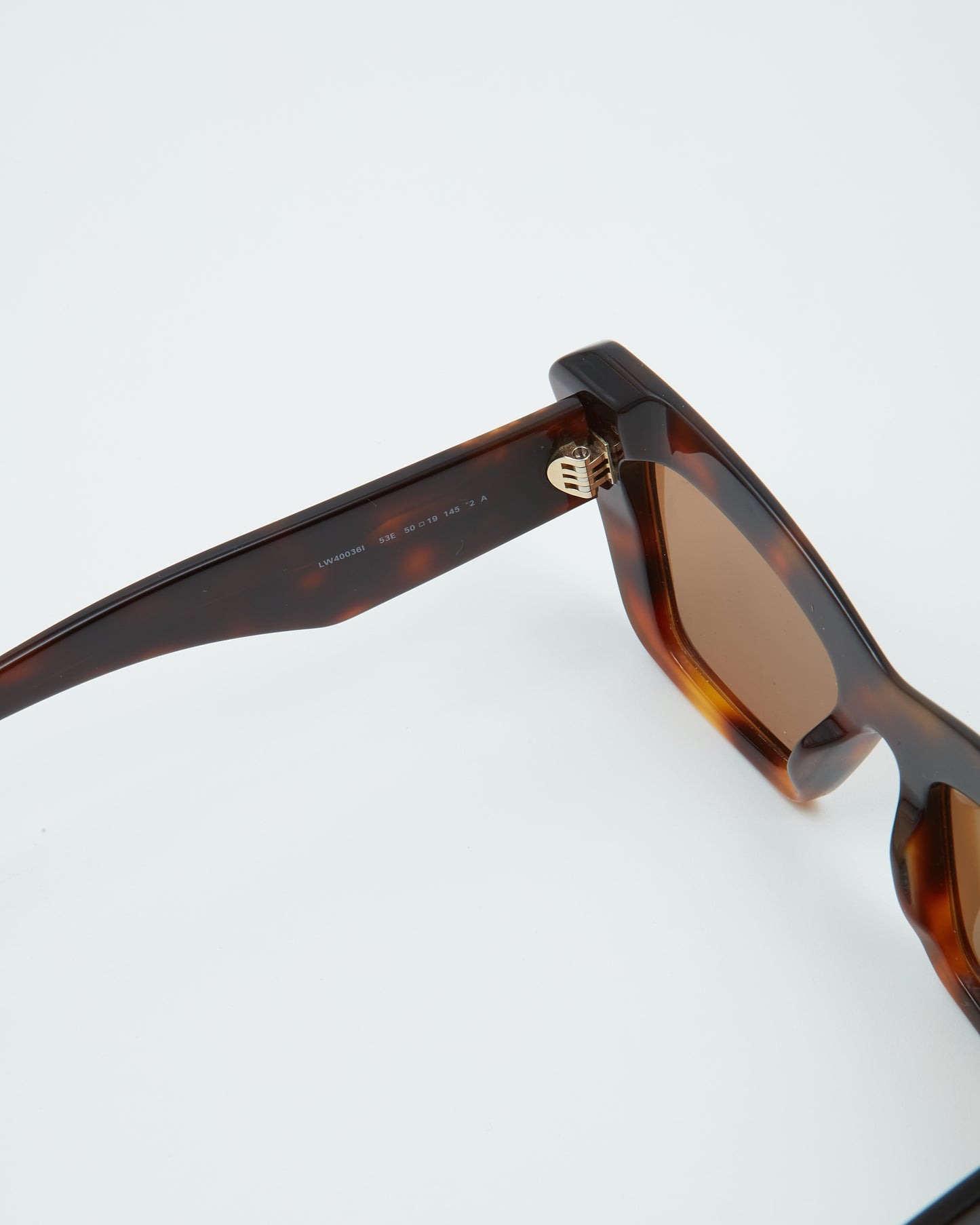 Loewe Brown Tortoise Cat Eye Tinted Sunglasses