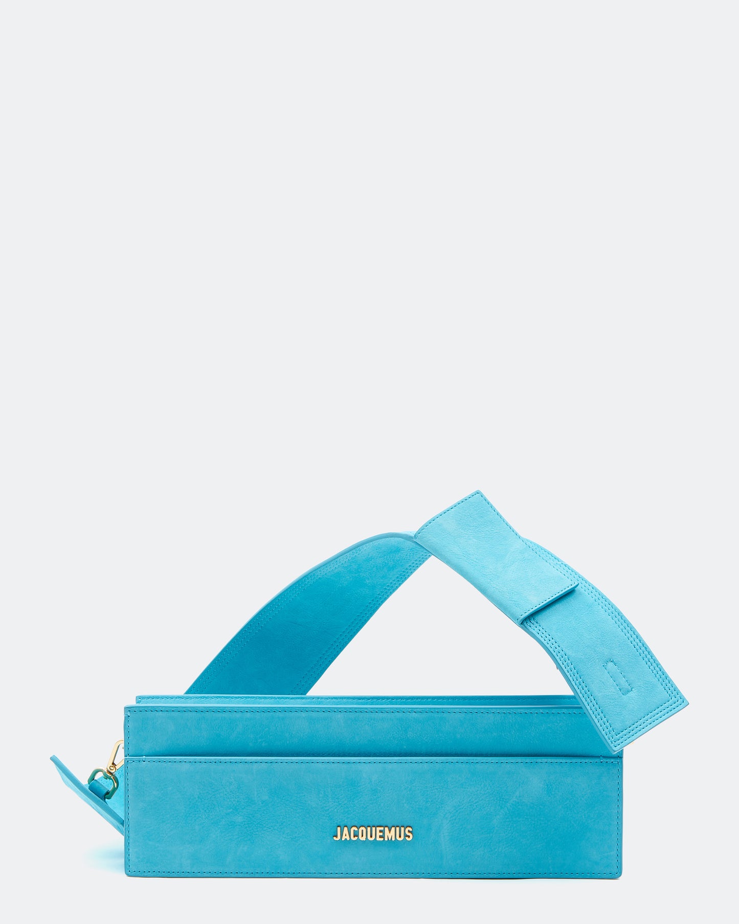 Jacquemus Teal Blue Suede Le Ciuciu Shoulder Bag