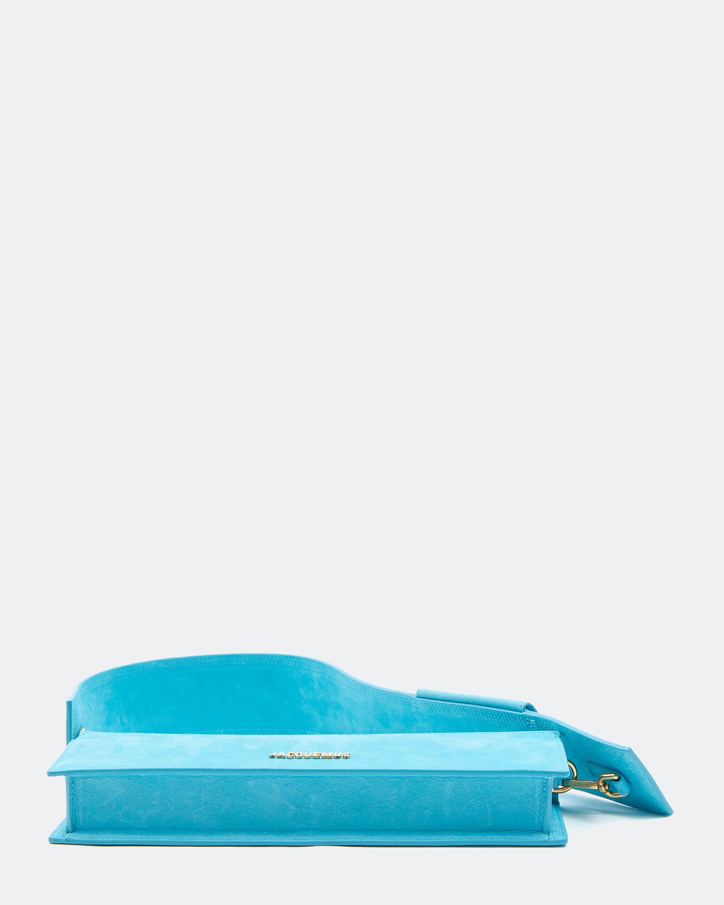 Jacquemus Teal Blue Suede Le Ciuciu Shoulder Bag