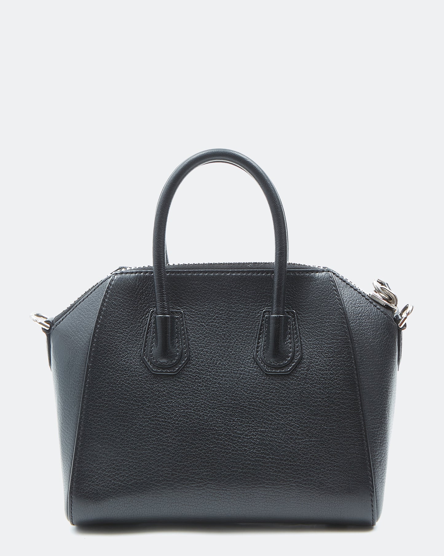 Givenchy Black Goatskin Leather Mini Antigona Bag