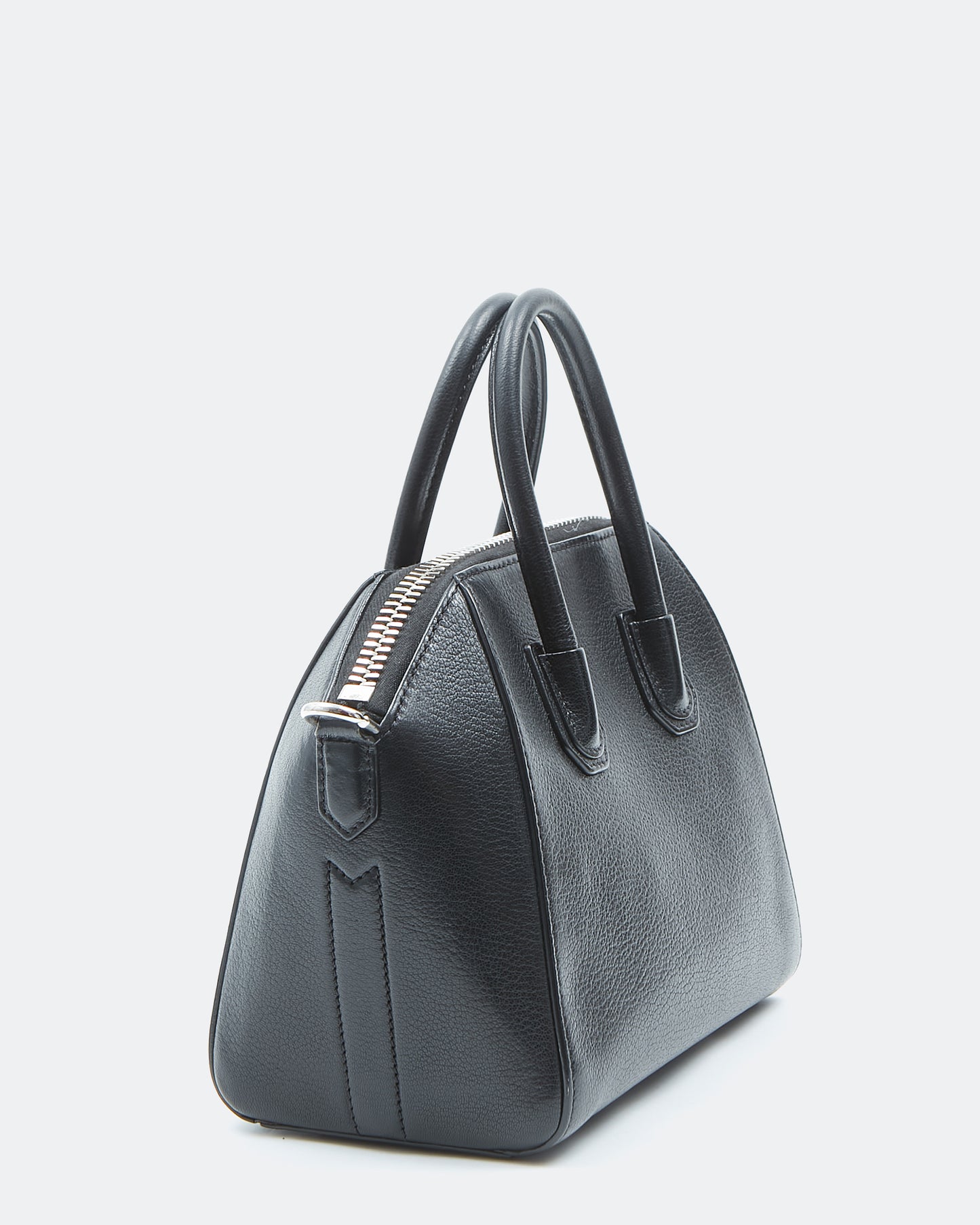 Givenchy Black Goatskin Leather Mini Antigona Bag