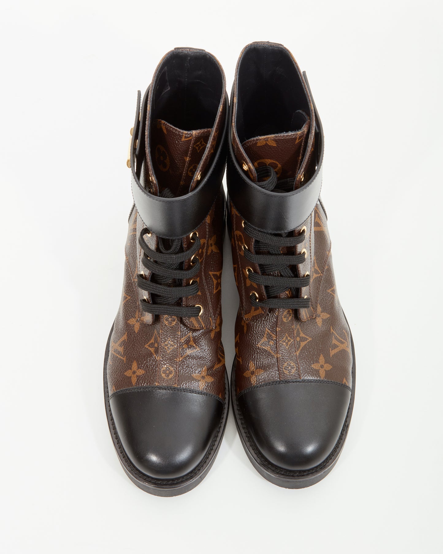 Louis Vuitton Monogram Wonderland Ranger Combat Boots - 40.5