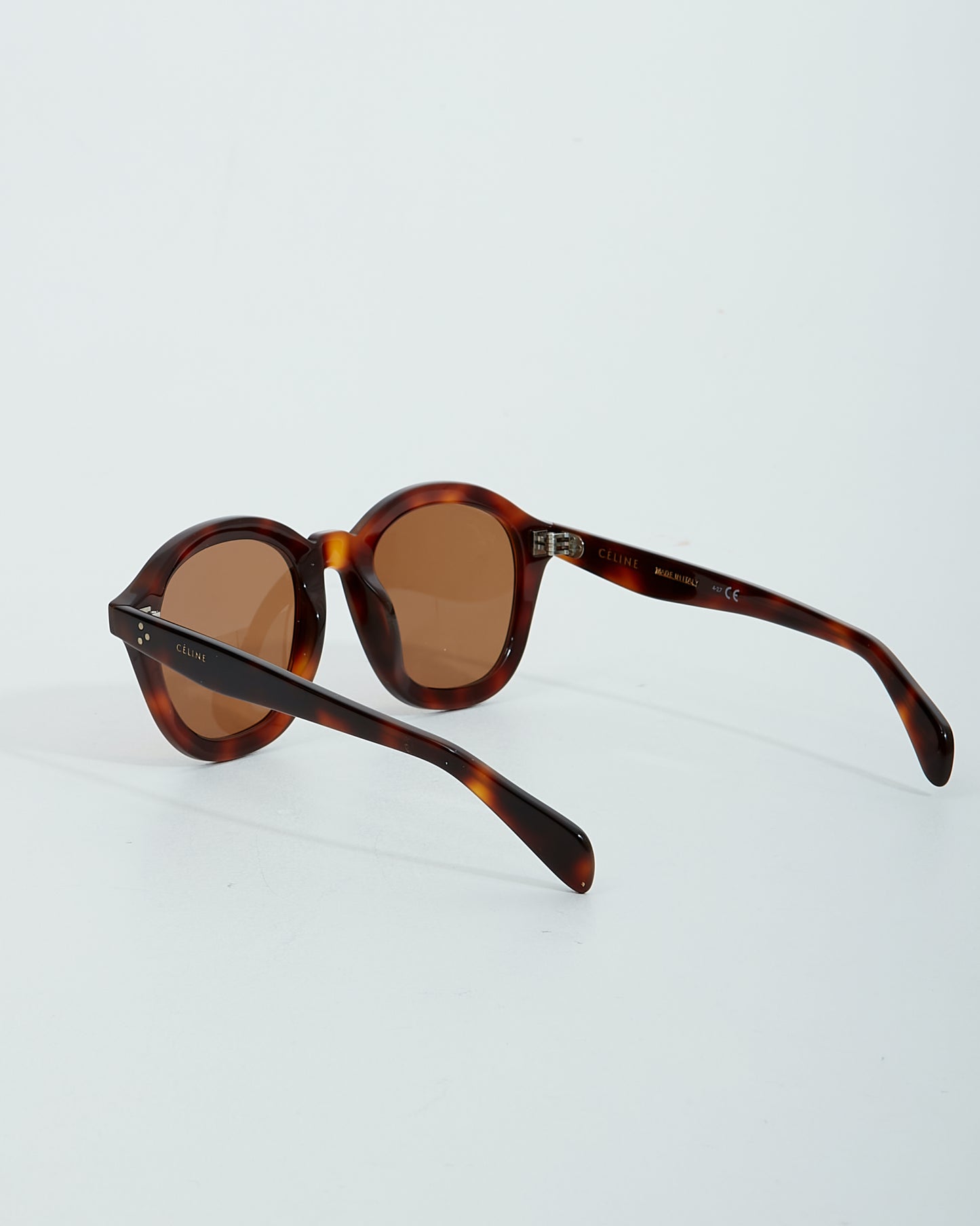 Celine Havana CL400171F Round Oversize Sunglasses