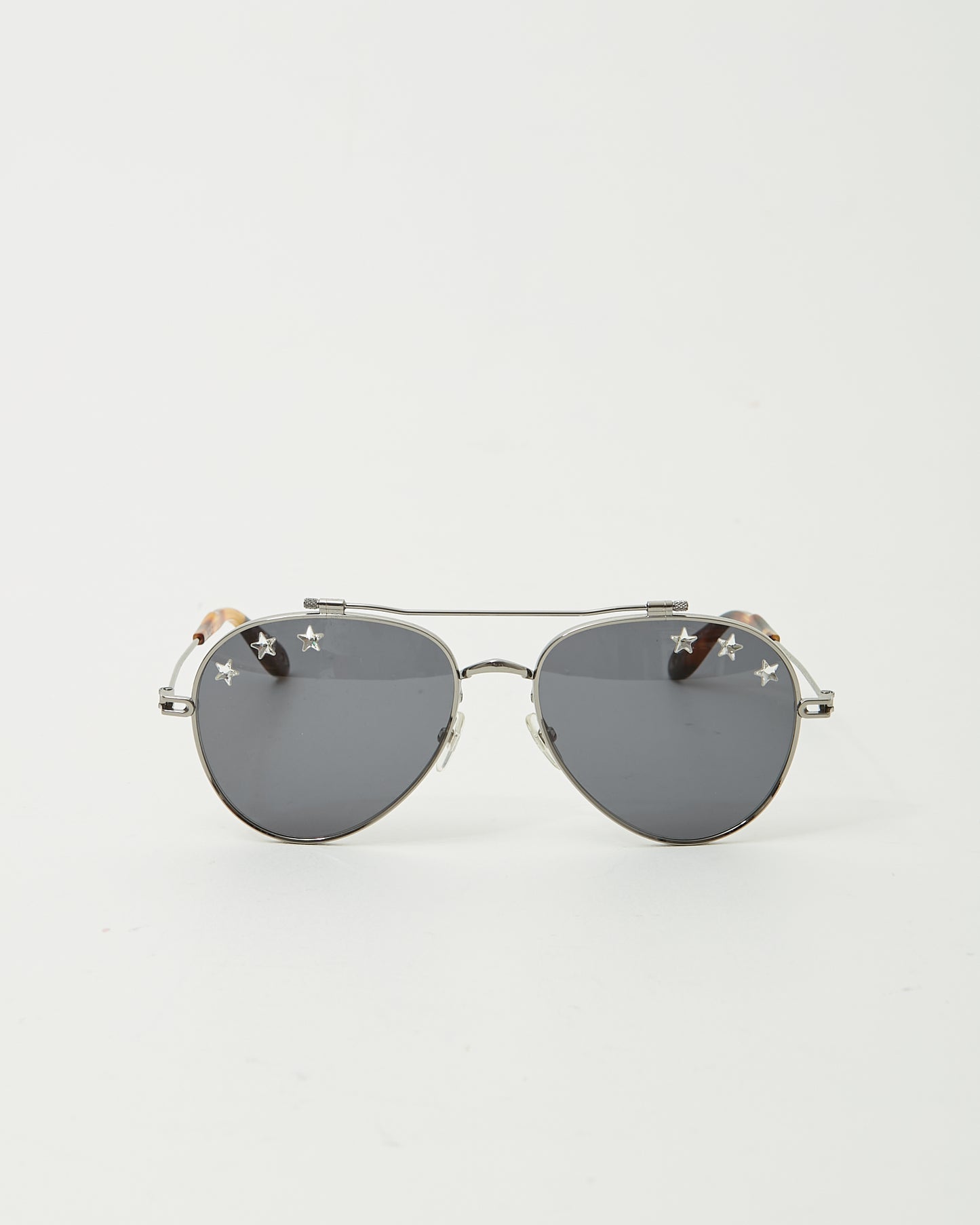 Givenchy Silver/Black GV7057/N/Stars Aviator Sunglasses