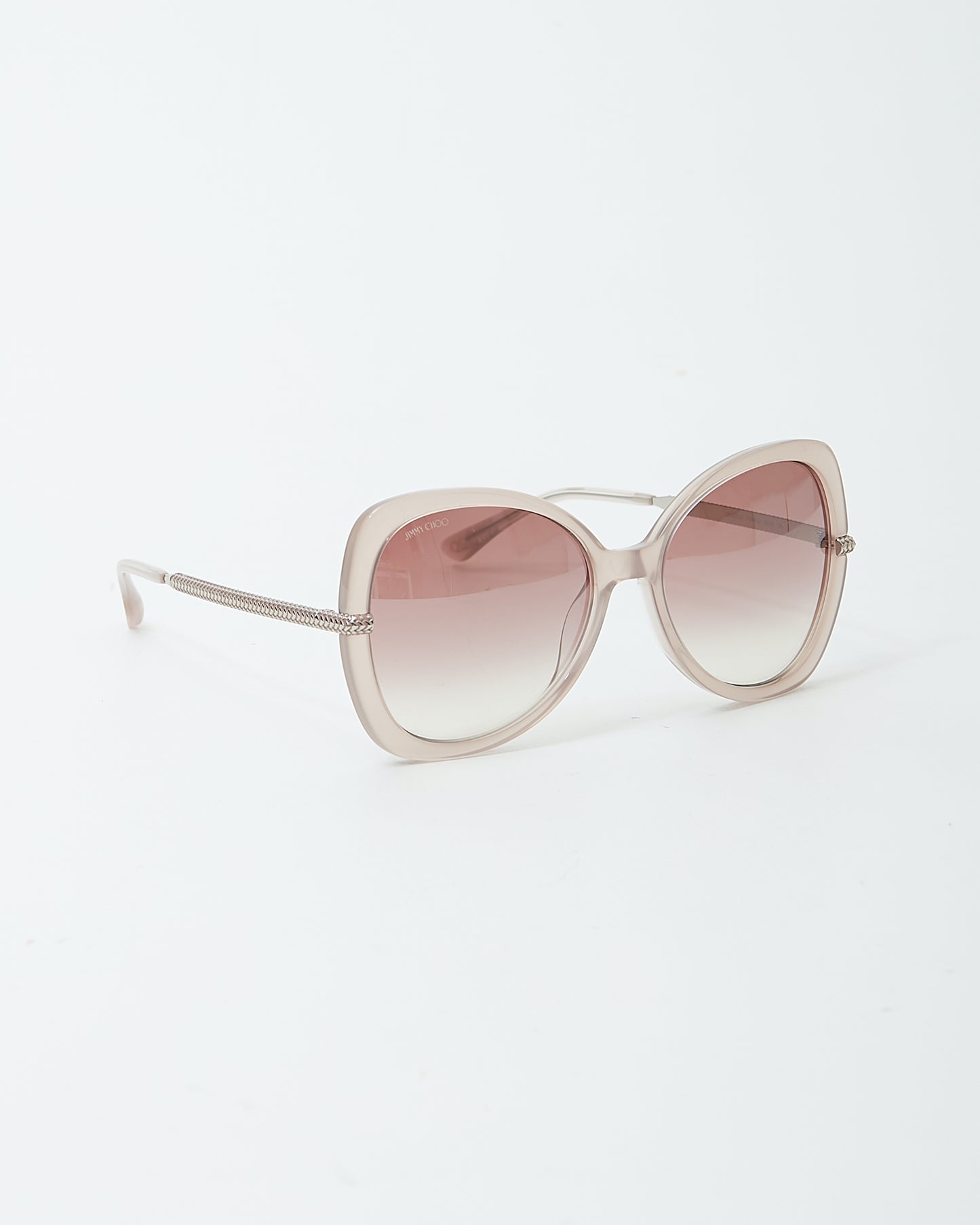 Jimmy Choo Light Grey CRUZ G/S Oversize Butterfly Sunglasses