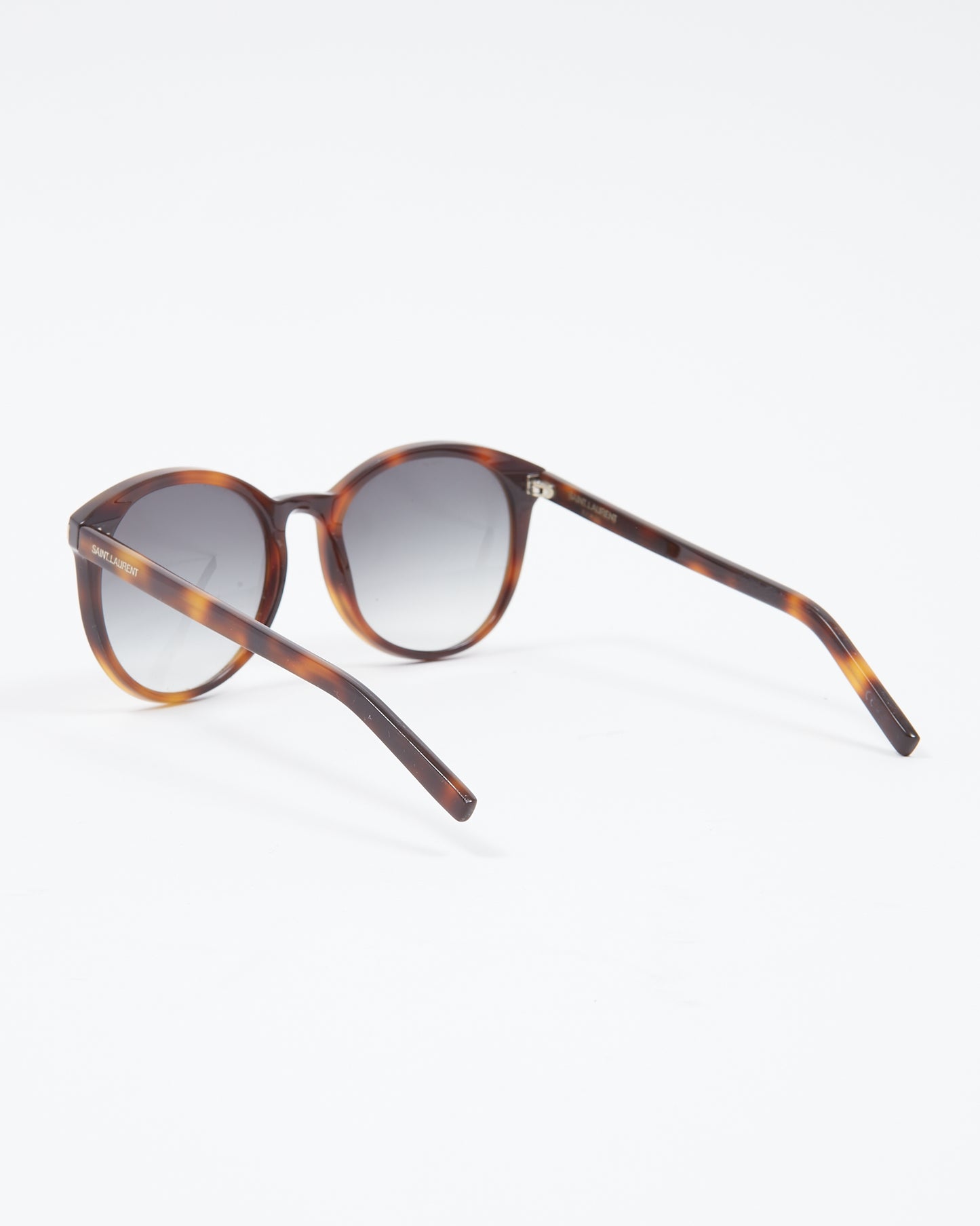 Lunettes de soleil yeux de chat YSL 6 classiques écaille marron Saint Laurent