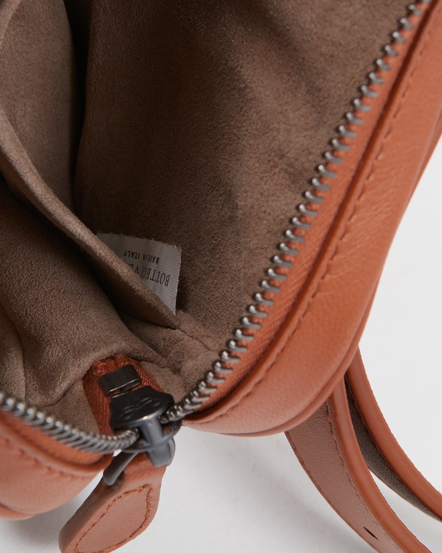 Bottega Veneta Chestnut Brown Intrecciato Leather Belt Bag