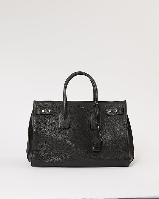 Saint Laurent Black Small Sac de Jour Souple Tote Bag