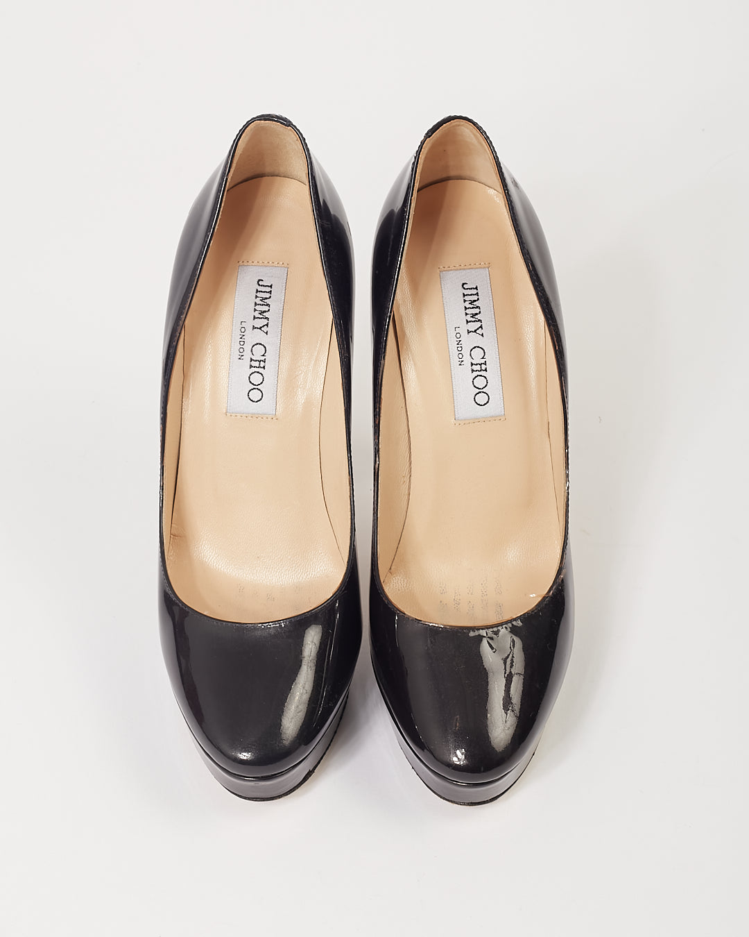 Jimmy Choo Aubergine Patent Leather Pumps- 36.5